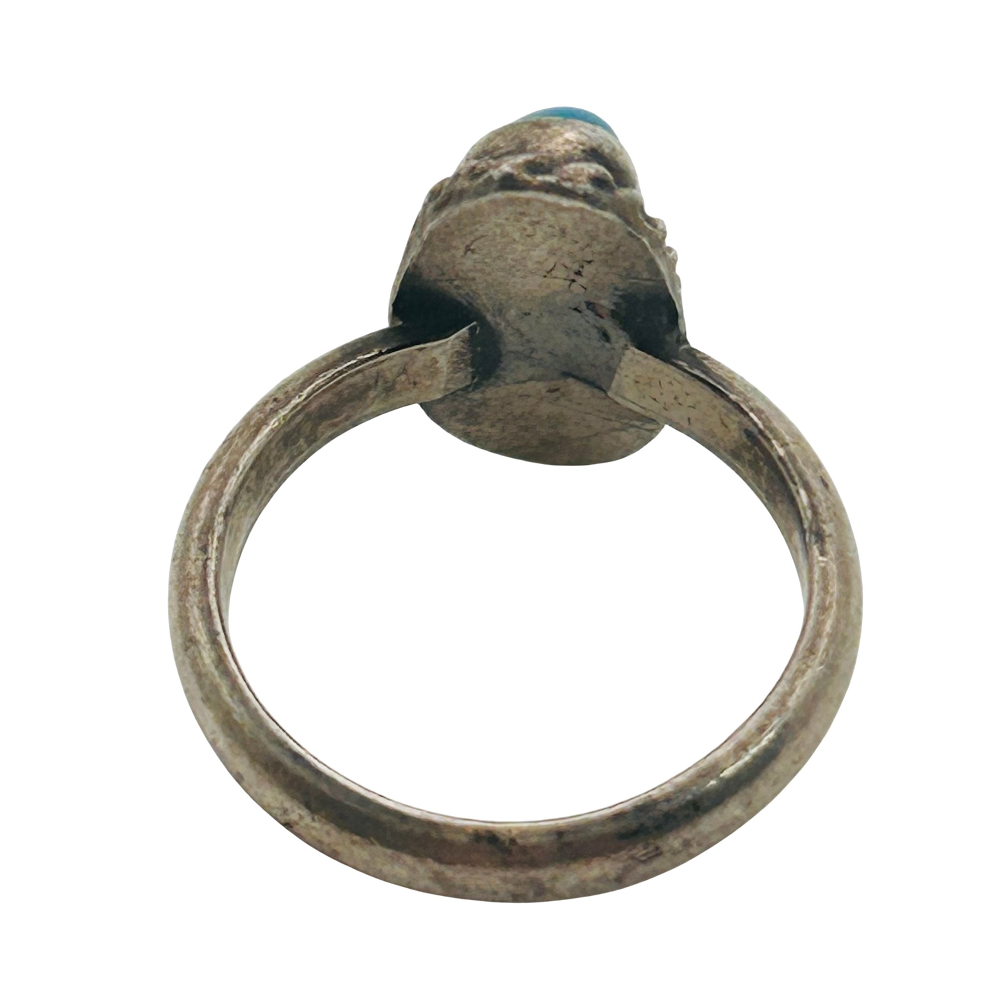 Navajo Sterling Turquoise Ring Sz 5.5