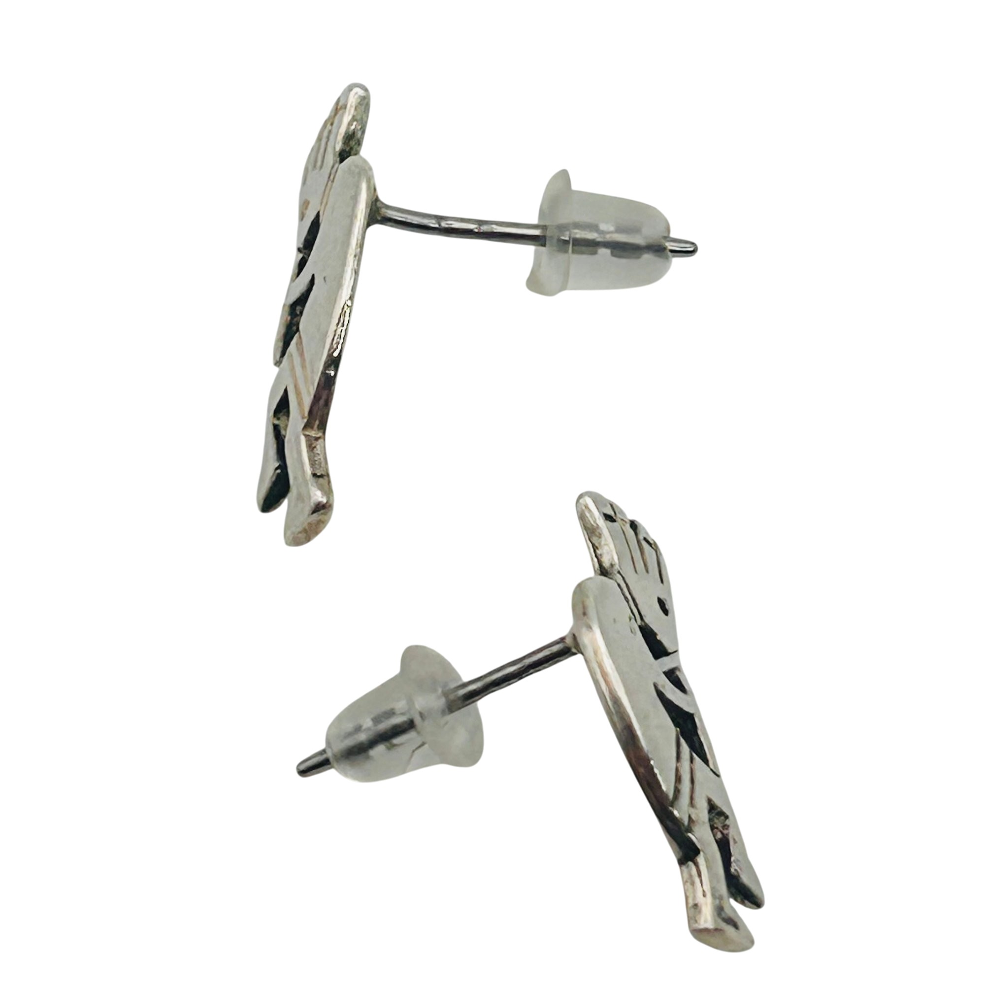 Native Sterling Kokopelli Earrings