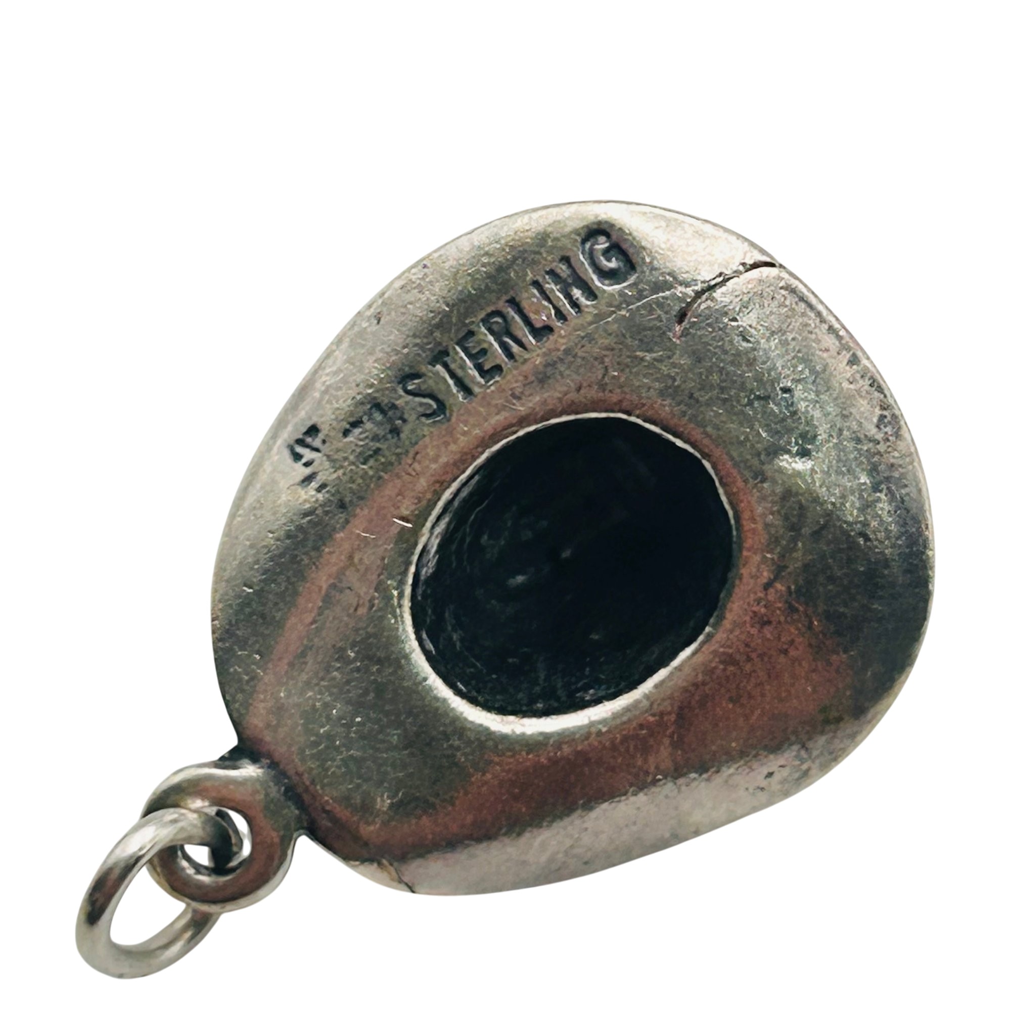 Southwest Sterling Cowboy Hat Charm