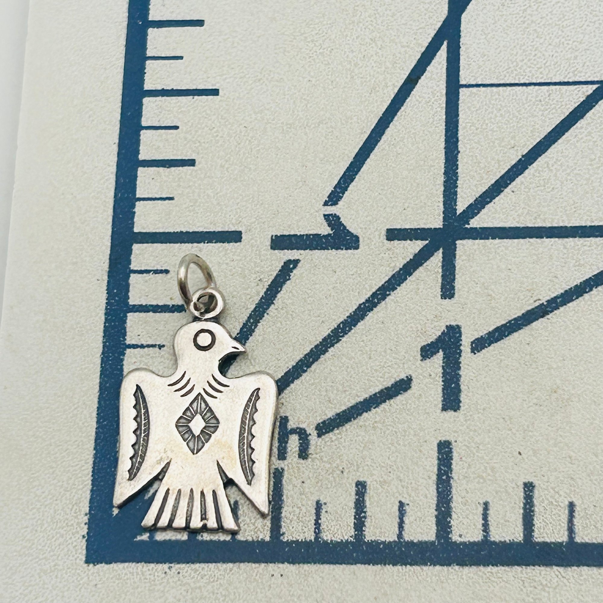 Southwest Sterling Thunderbird Charm