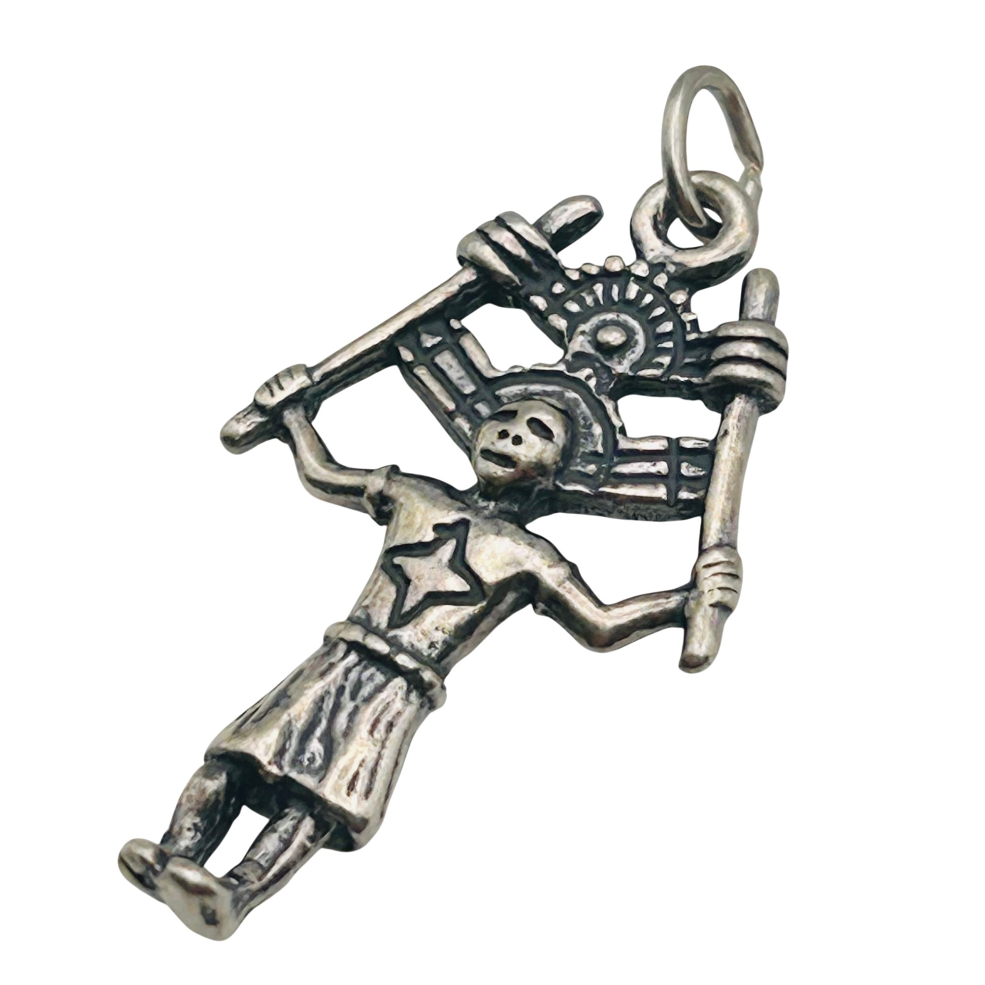 Southwest Sterling Kachina Dancer Charm