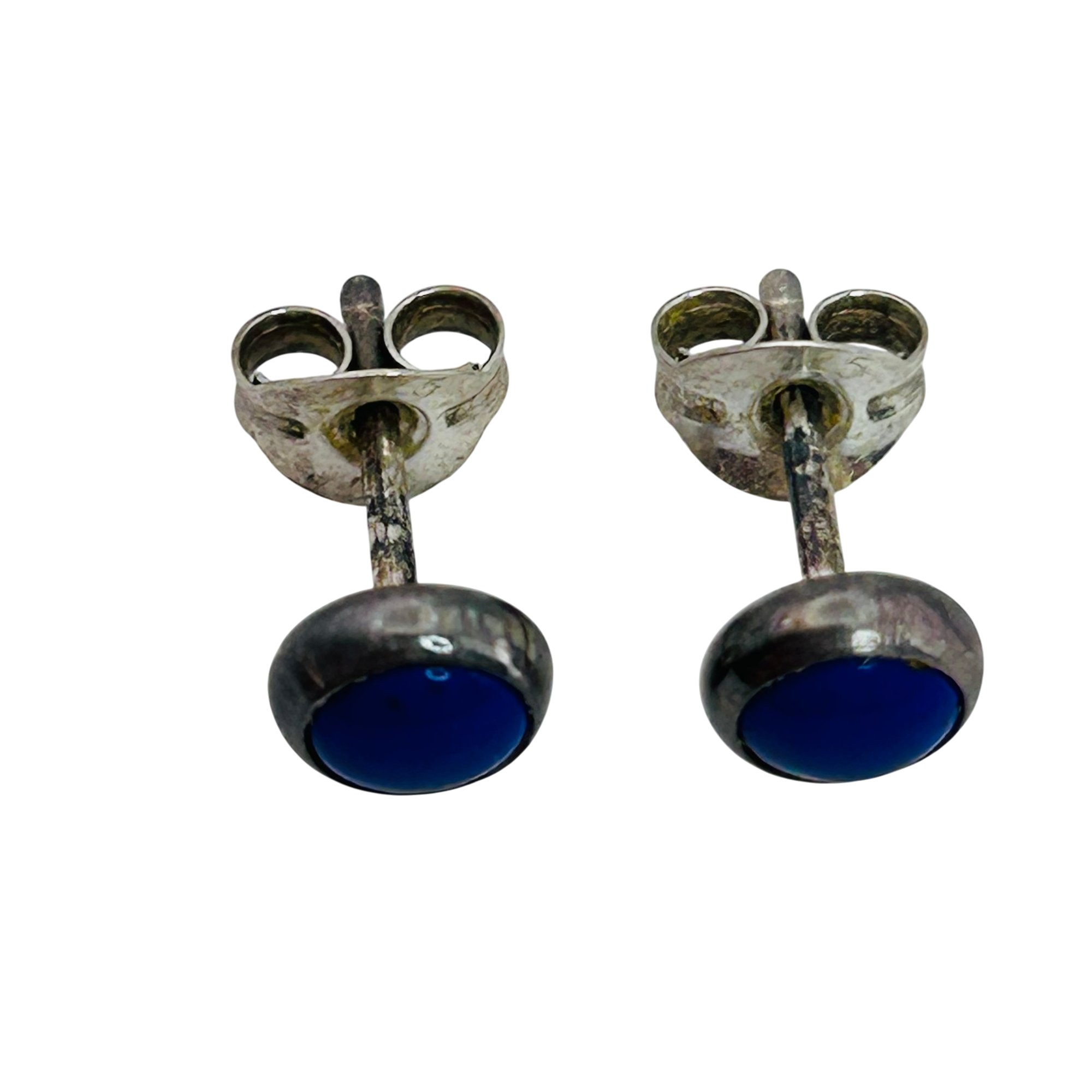 Southwest Sterling Lapis Lazuli Earrings