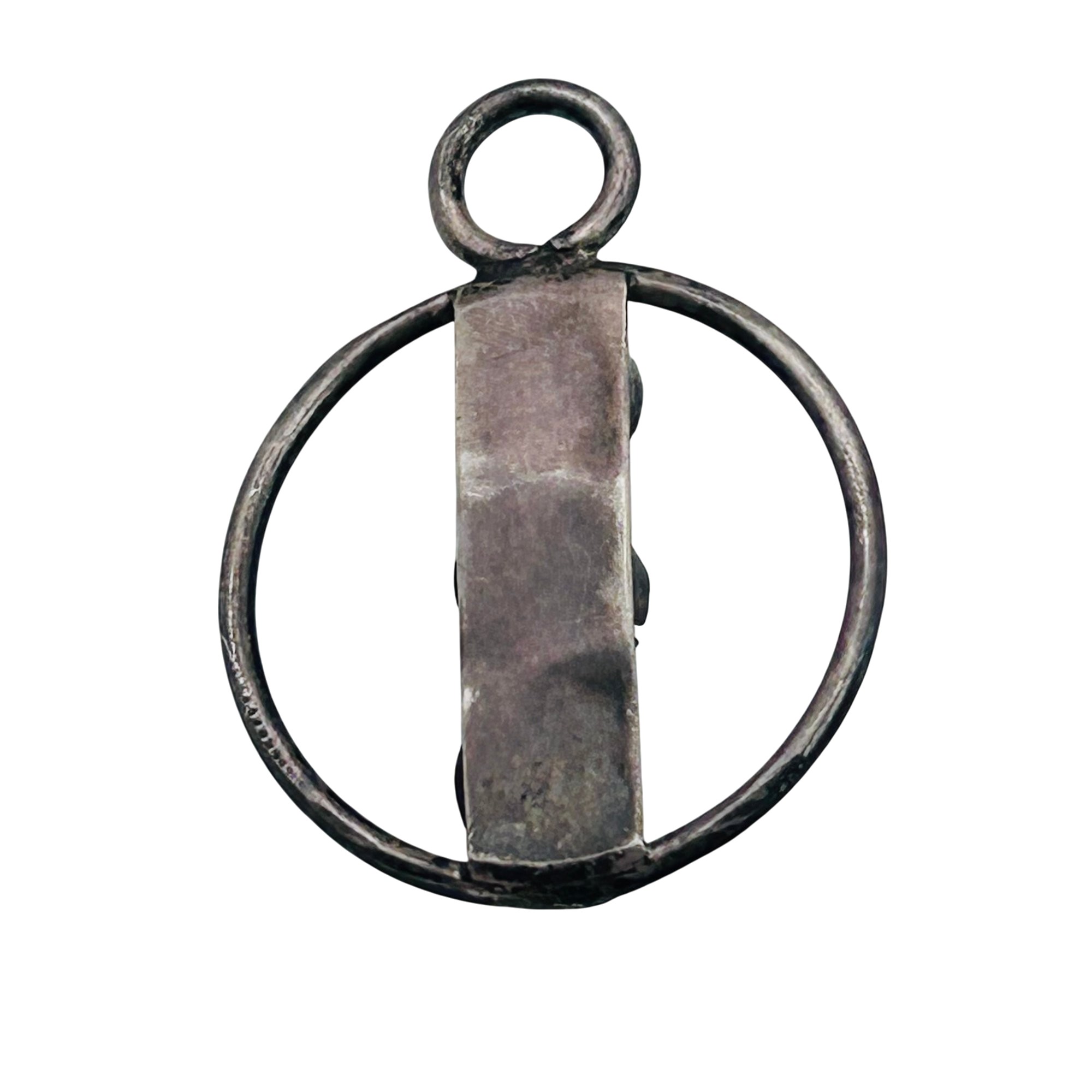 Vintage Native Sterling Turquoise Pendant
