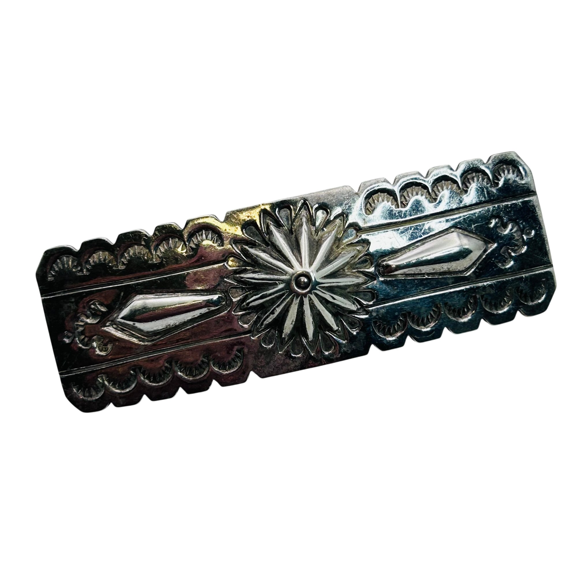 Navajo Sterling Hair Clip