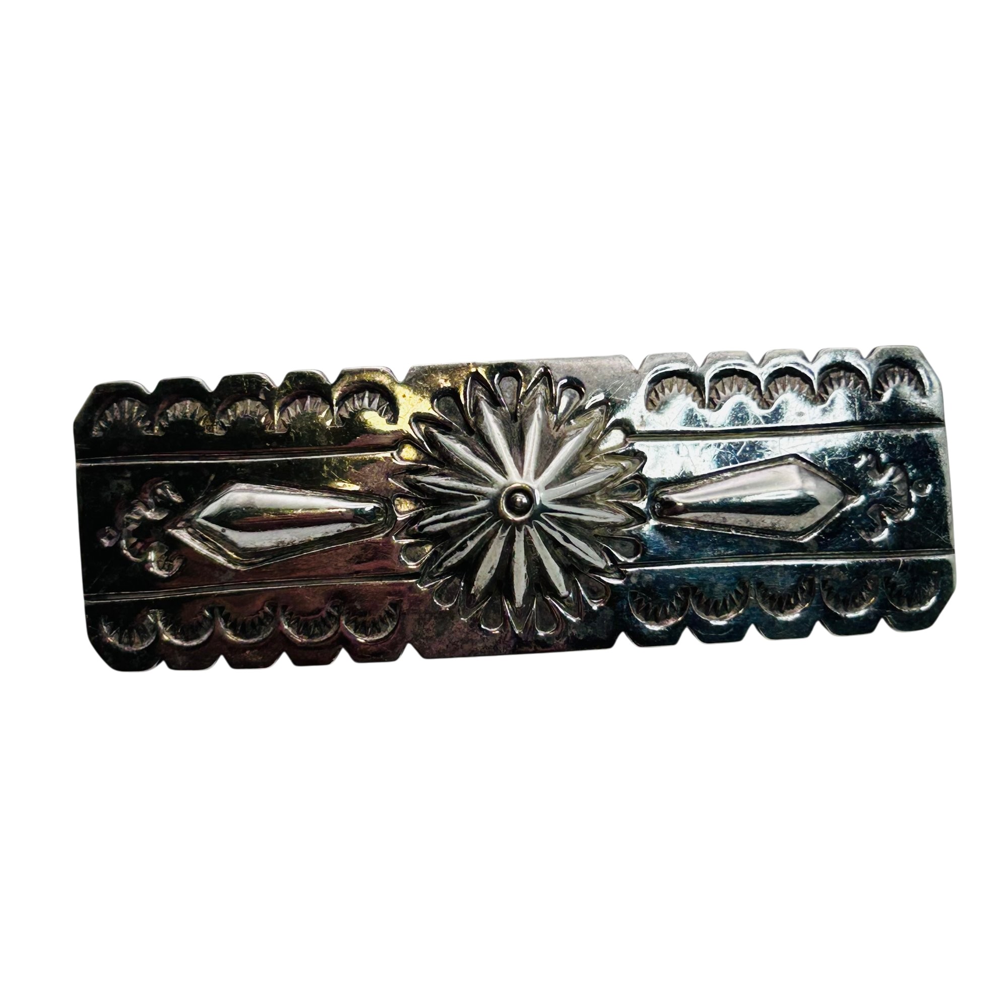 Navajo Sterling Hair Clip