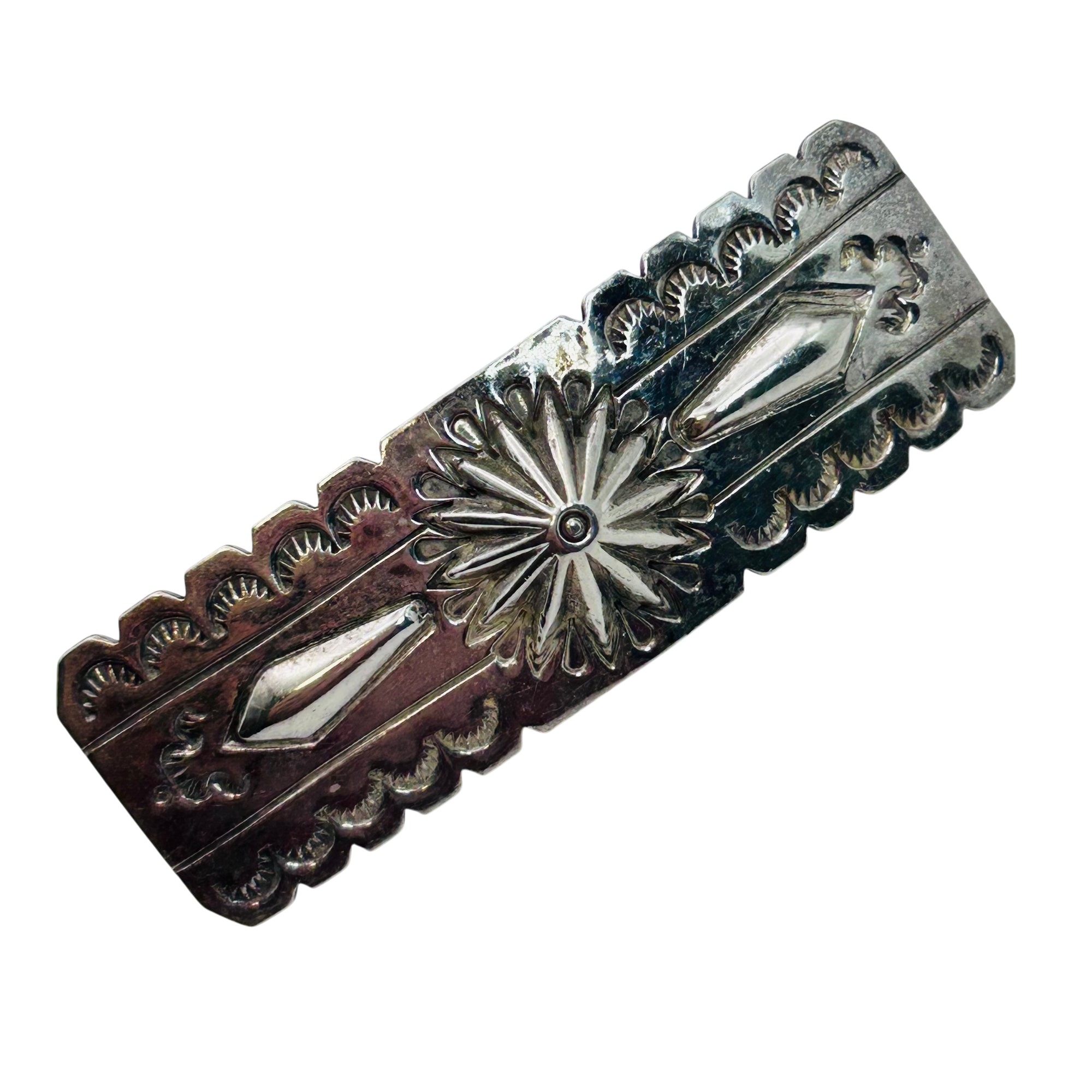 Navajo Sterling Hair Clip