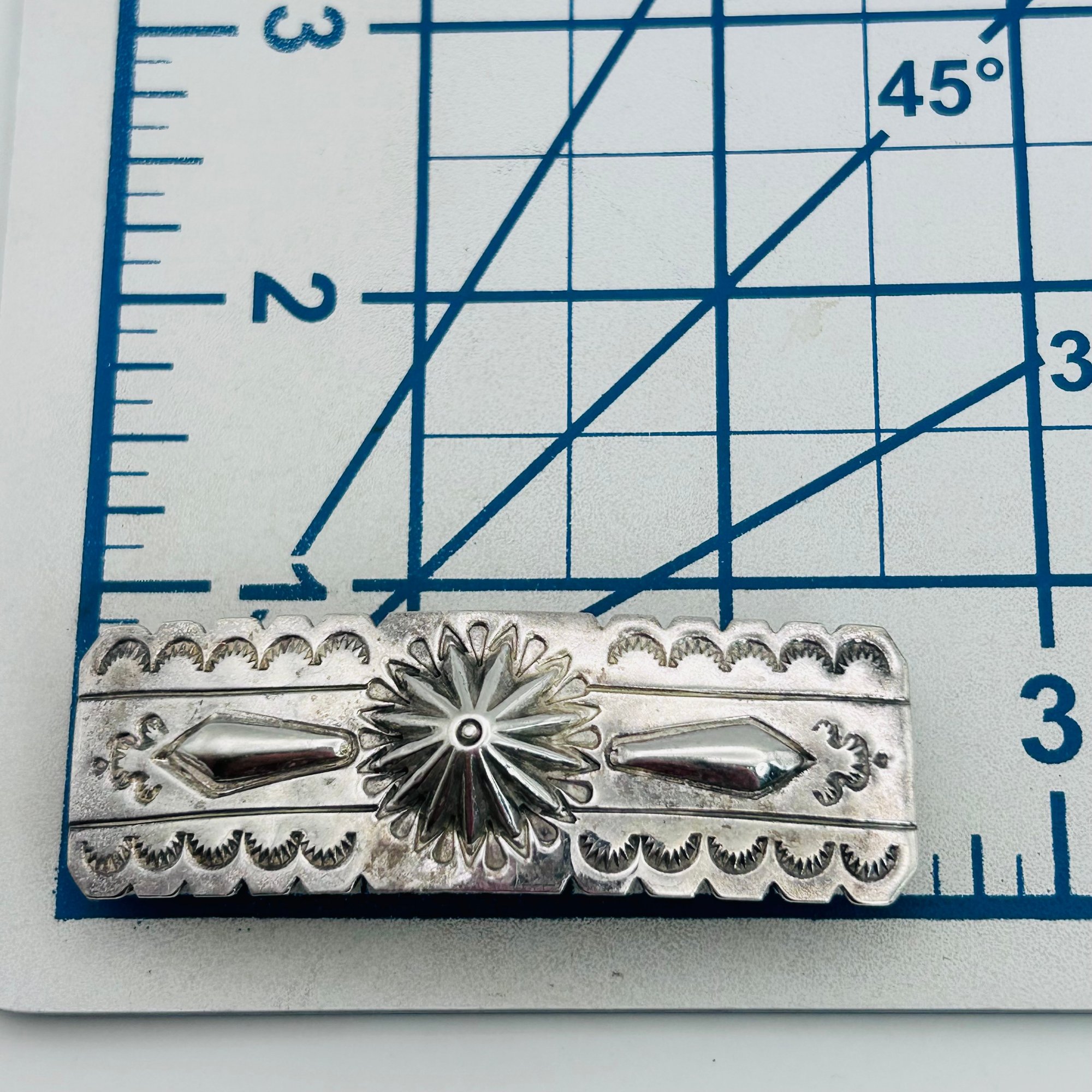 Navajo Sterling Hair Clip