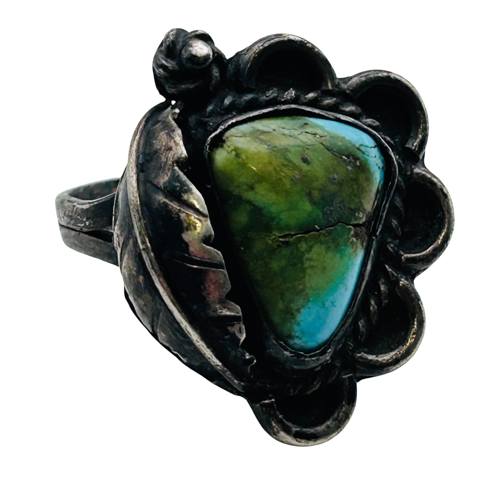 Vintage Navajo Sterling Ring Sz 6
