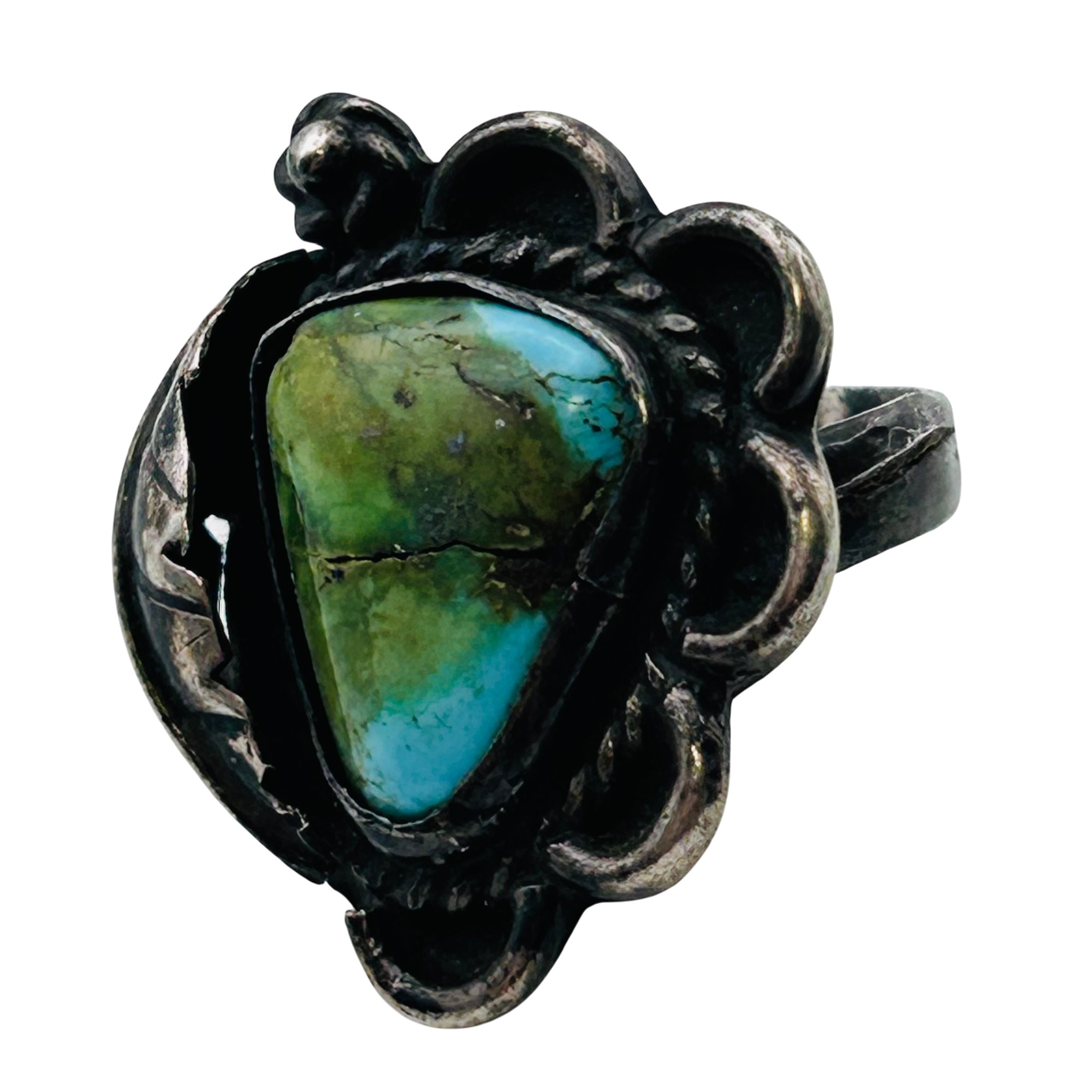Vintage Navajo Sterling Ring Sz 6