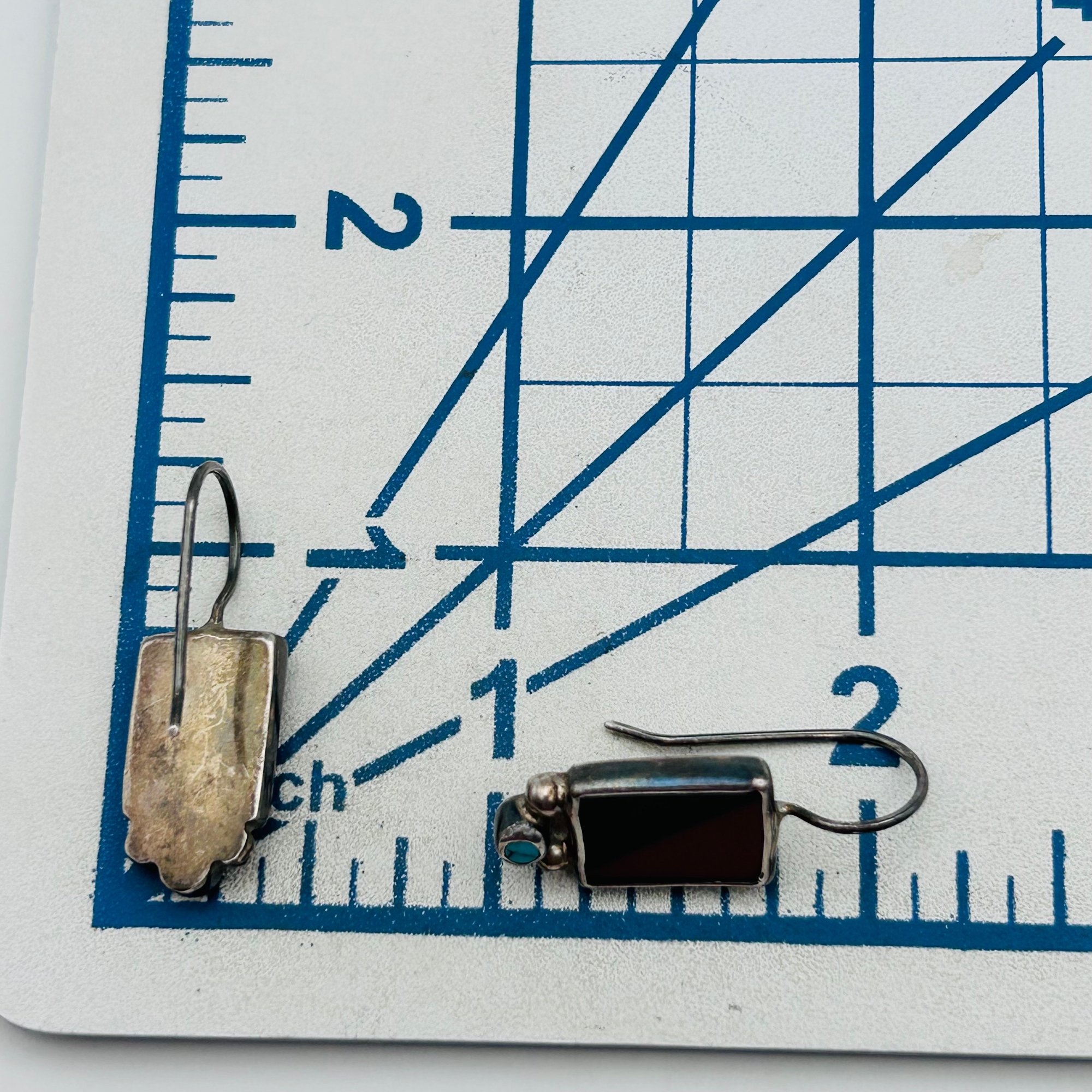 Signed Native Sterling Earring