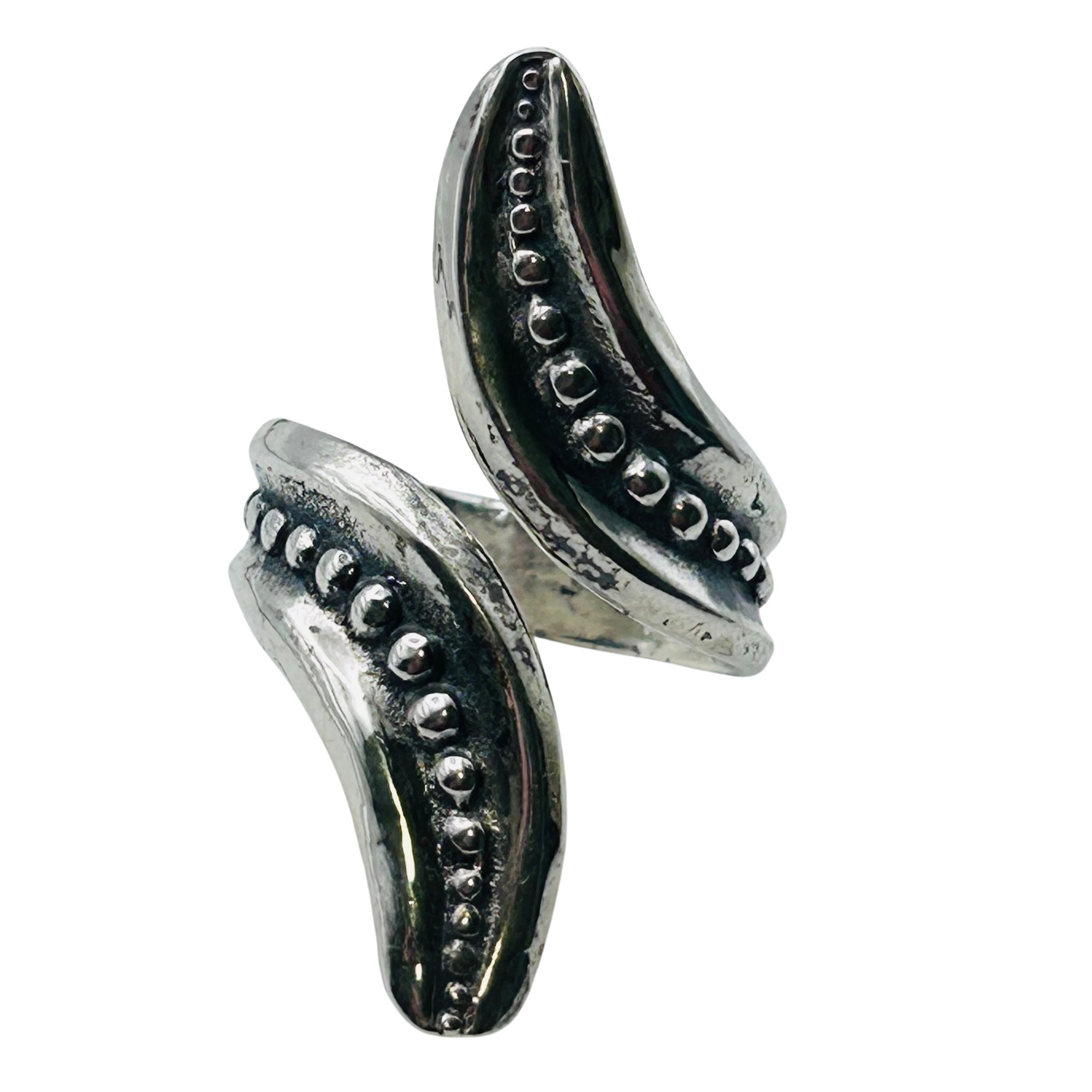 Cellini Sterling Bypass Adjustable Ring