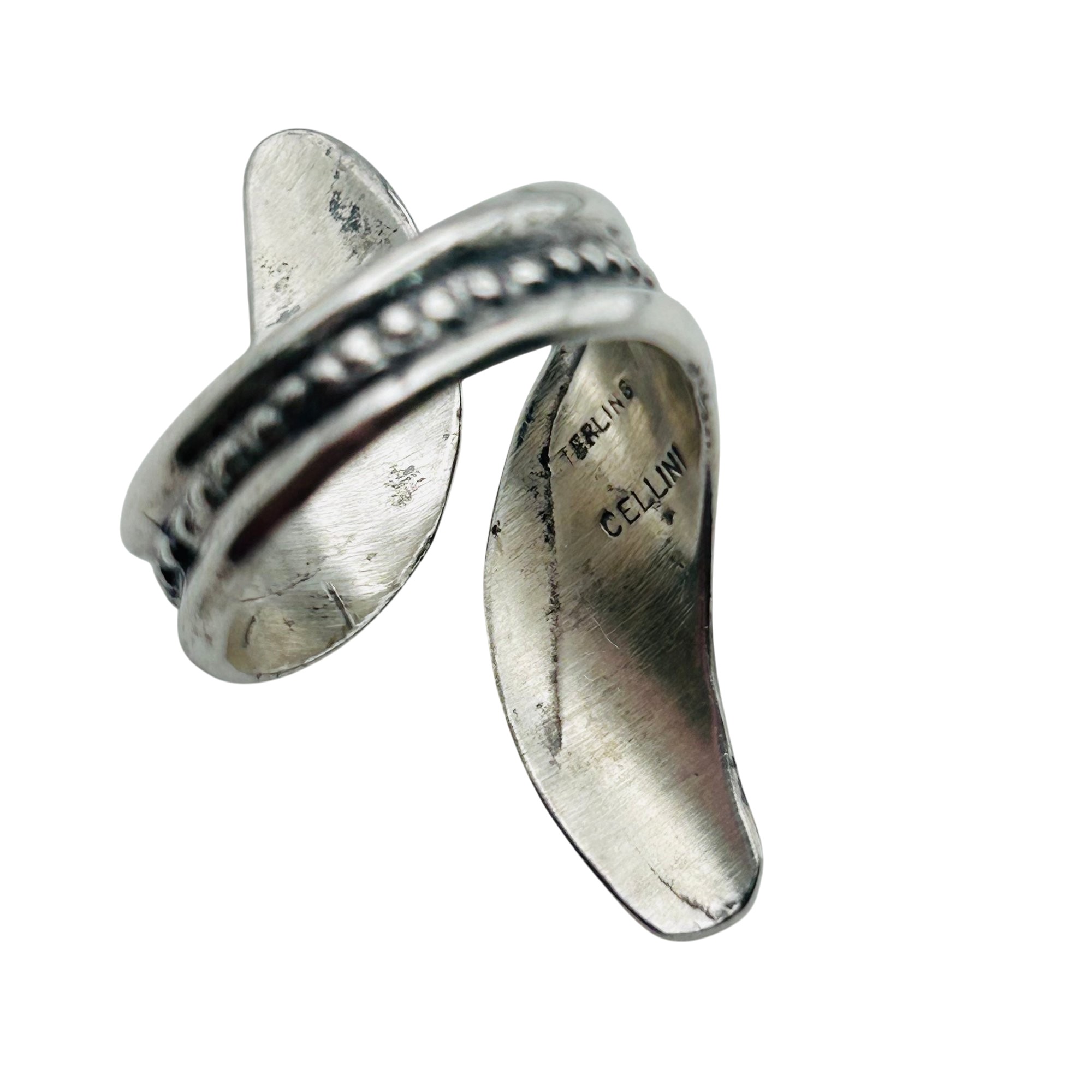 Cellini Sterling Bypass Adjustable Ring