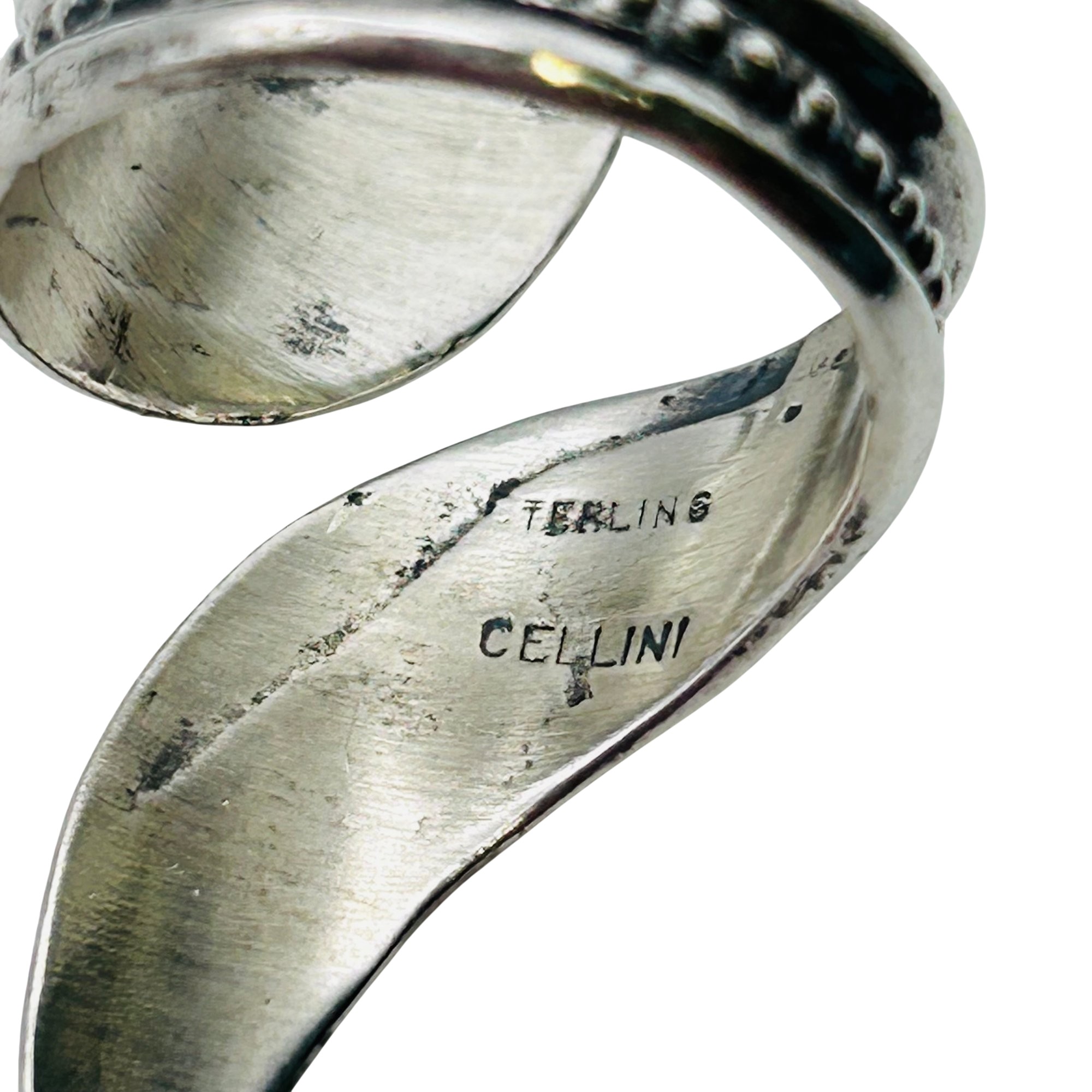 Cellini Sterling Bypass Adjustable Ring