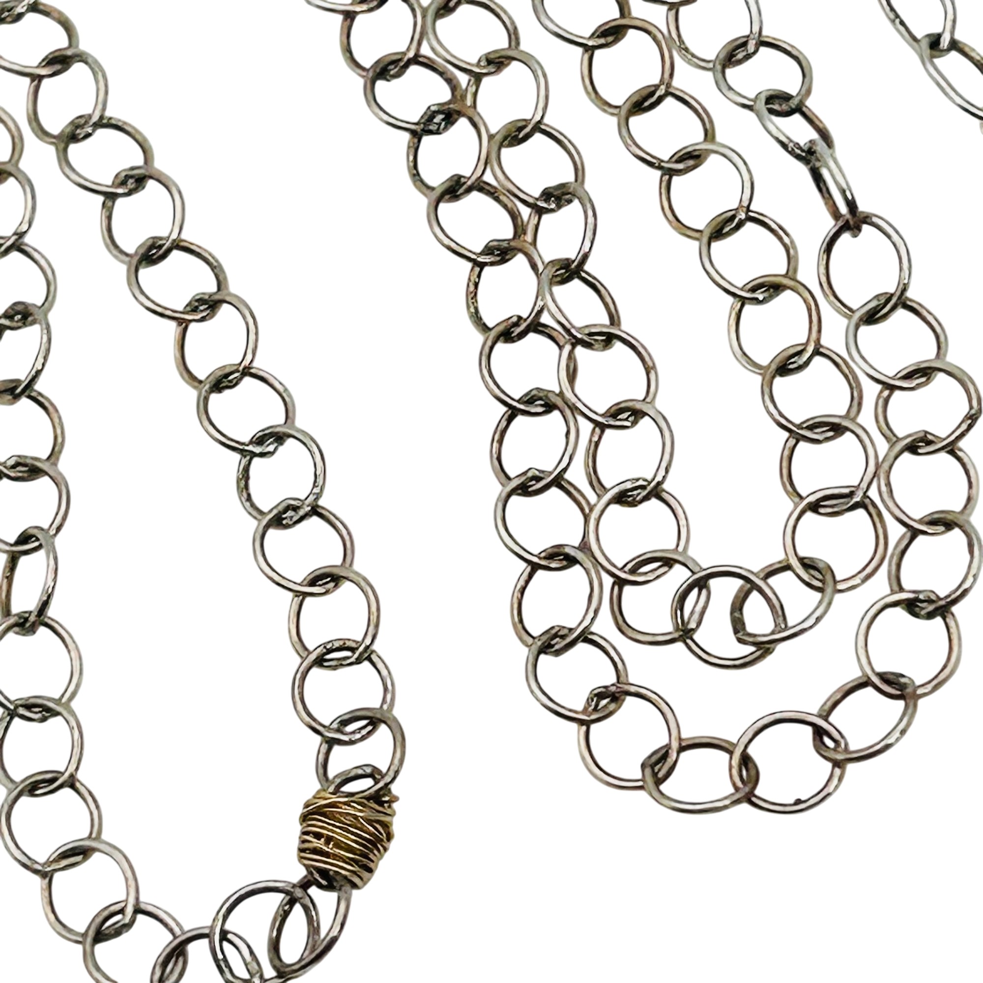 The Golden Bear Vail, Colorado sterling Cable Chain Necklace
