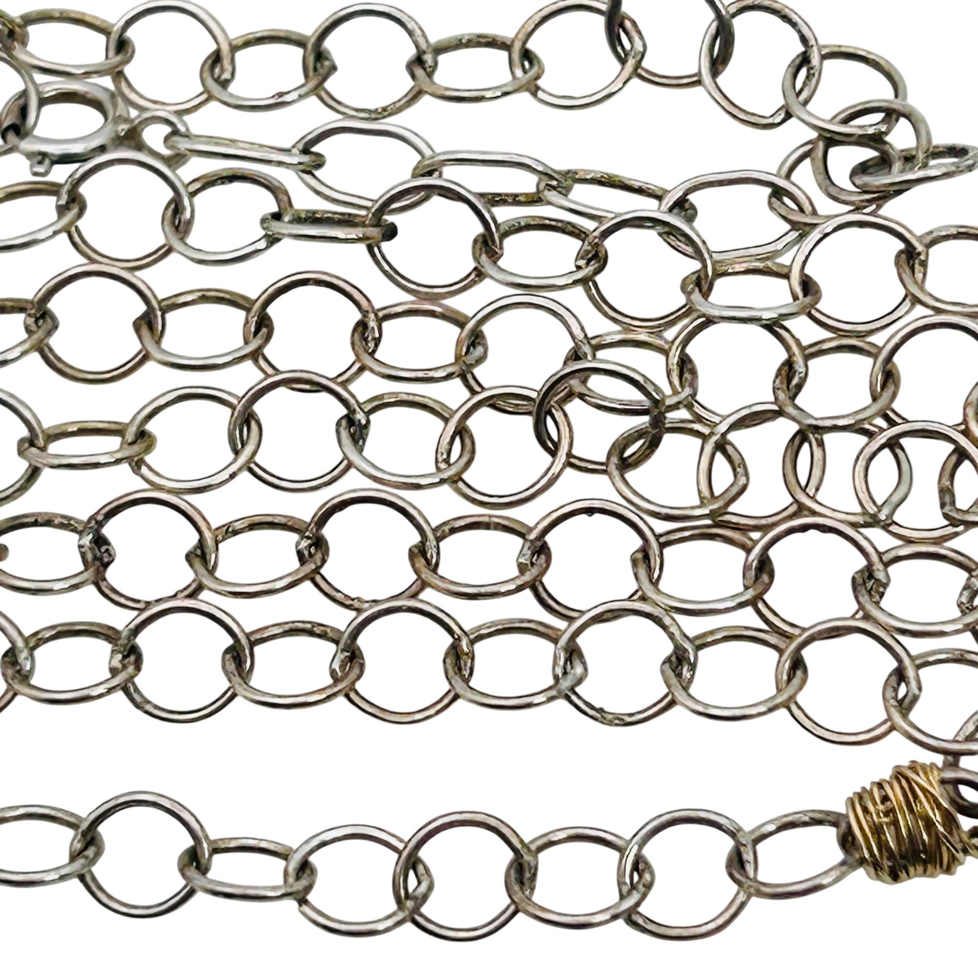 The Golden Bear Vail, Colorado sterling Cable Chain Necklace