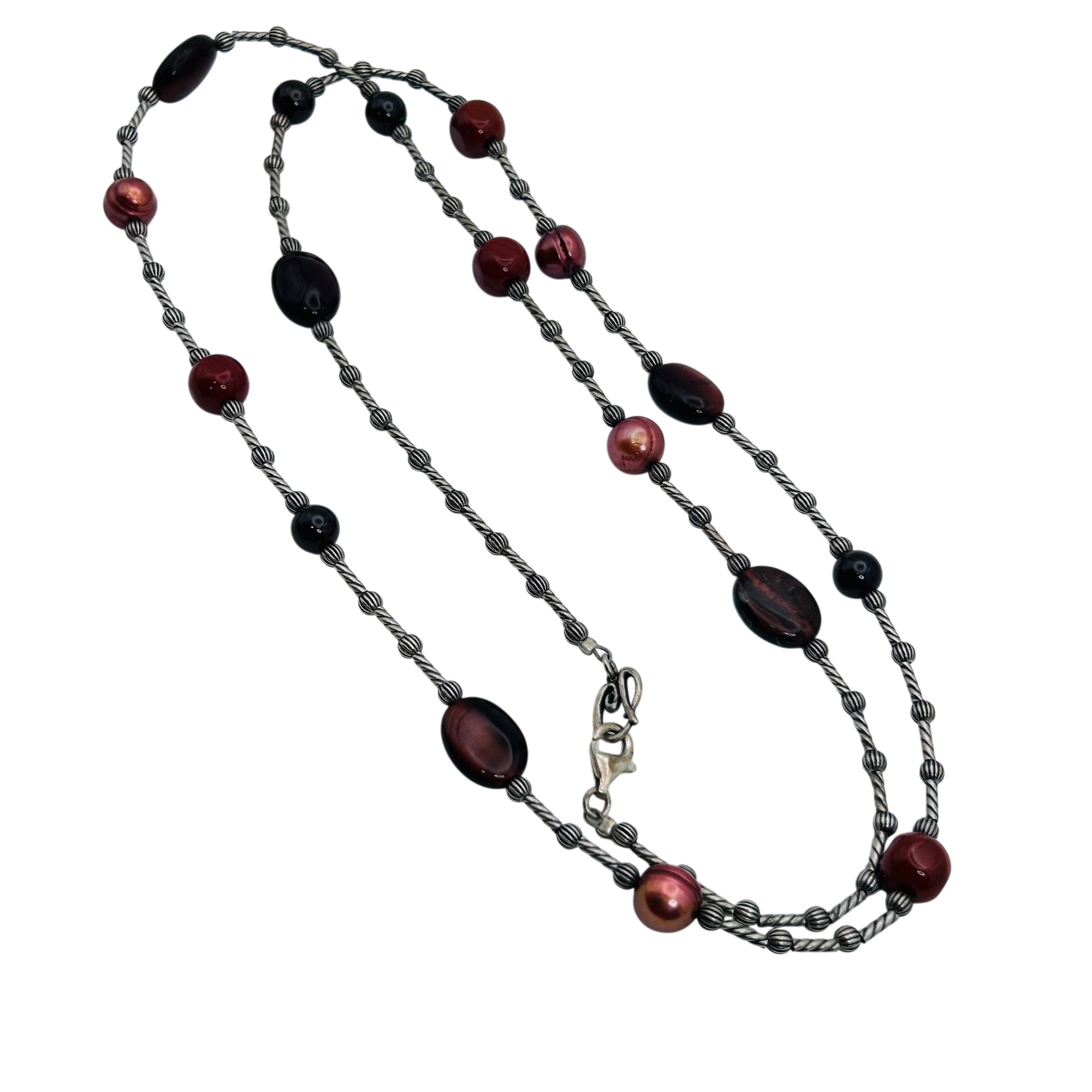 Carolyn Pollack Sterling Multi-Stone Necklace