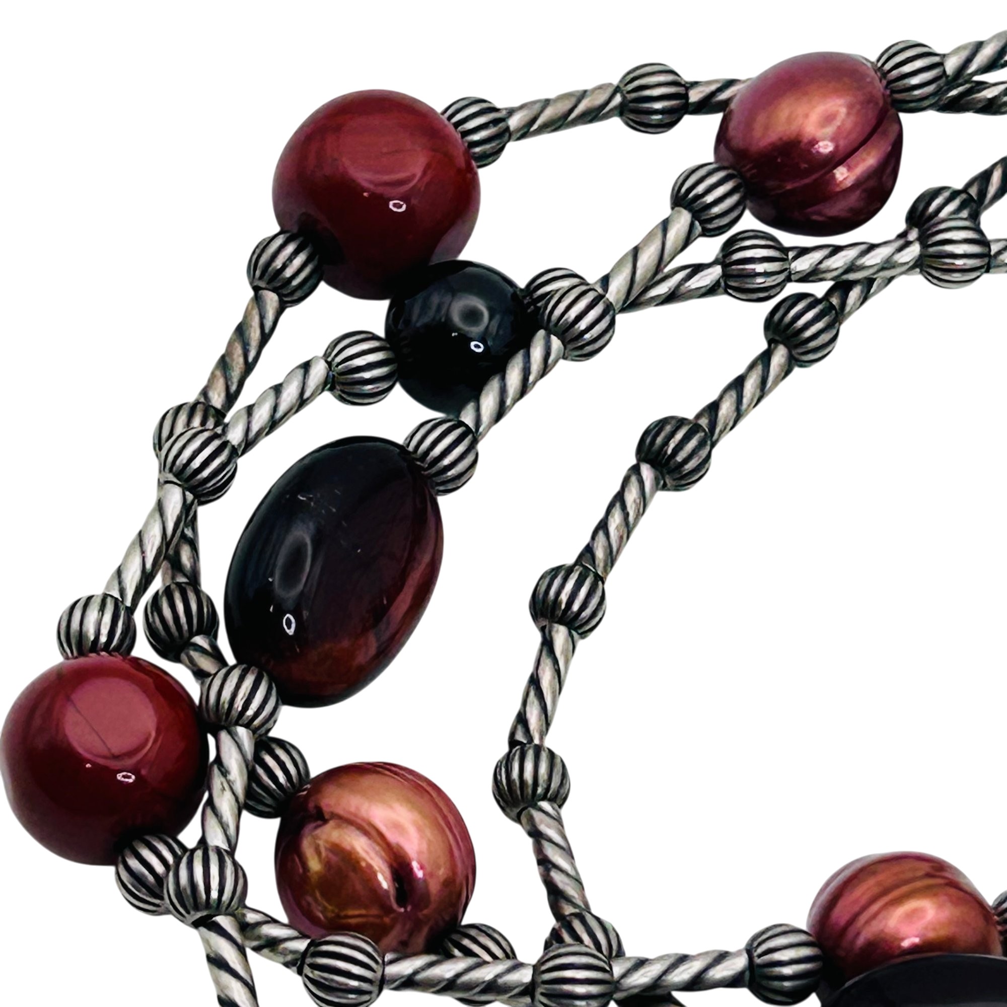 Carolyn Pollack Sterling Multi-Stone Necklace