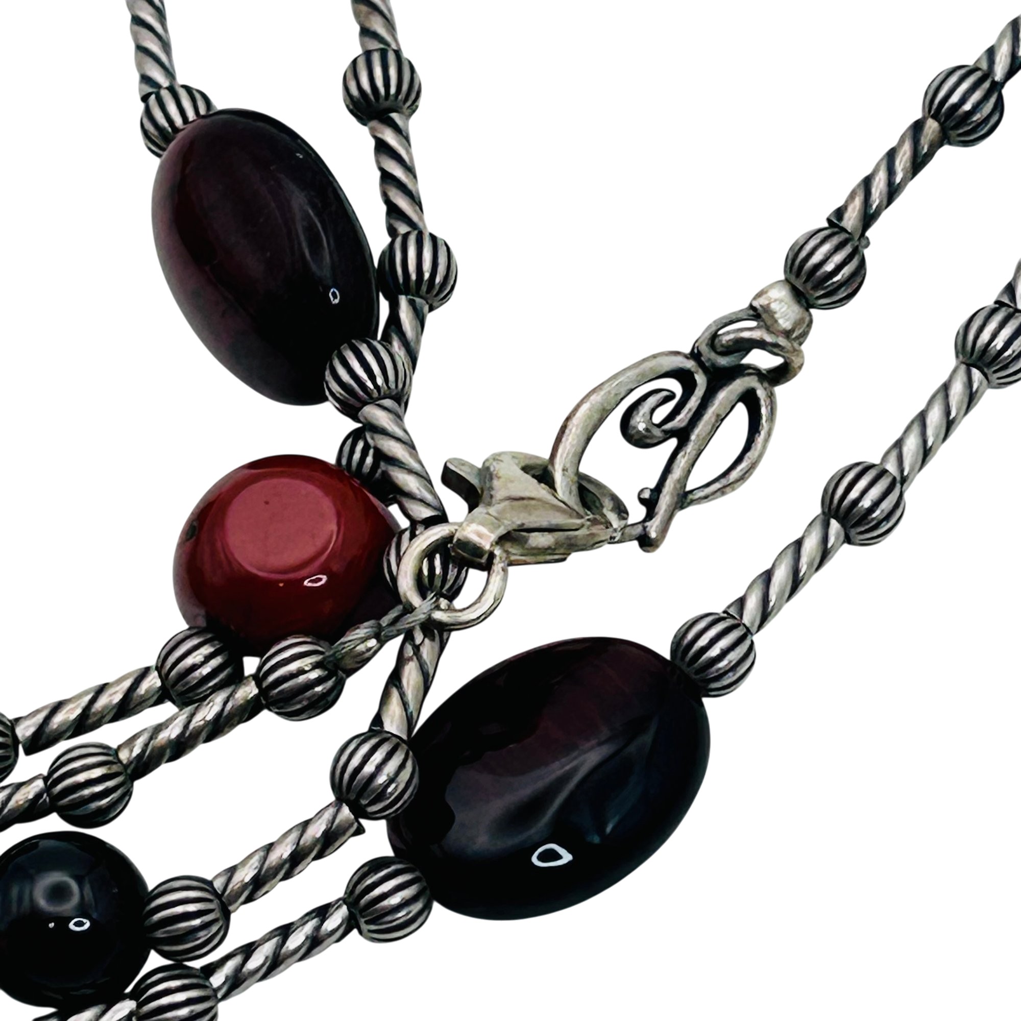 Carolyn Pollack Sterling Multi-Stone Necklace