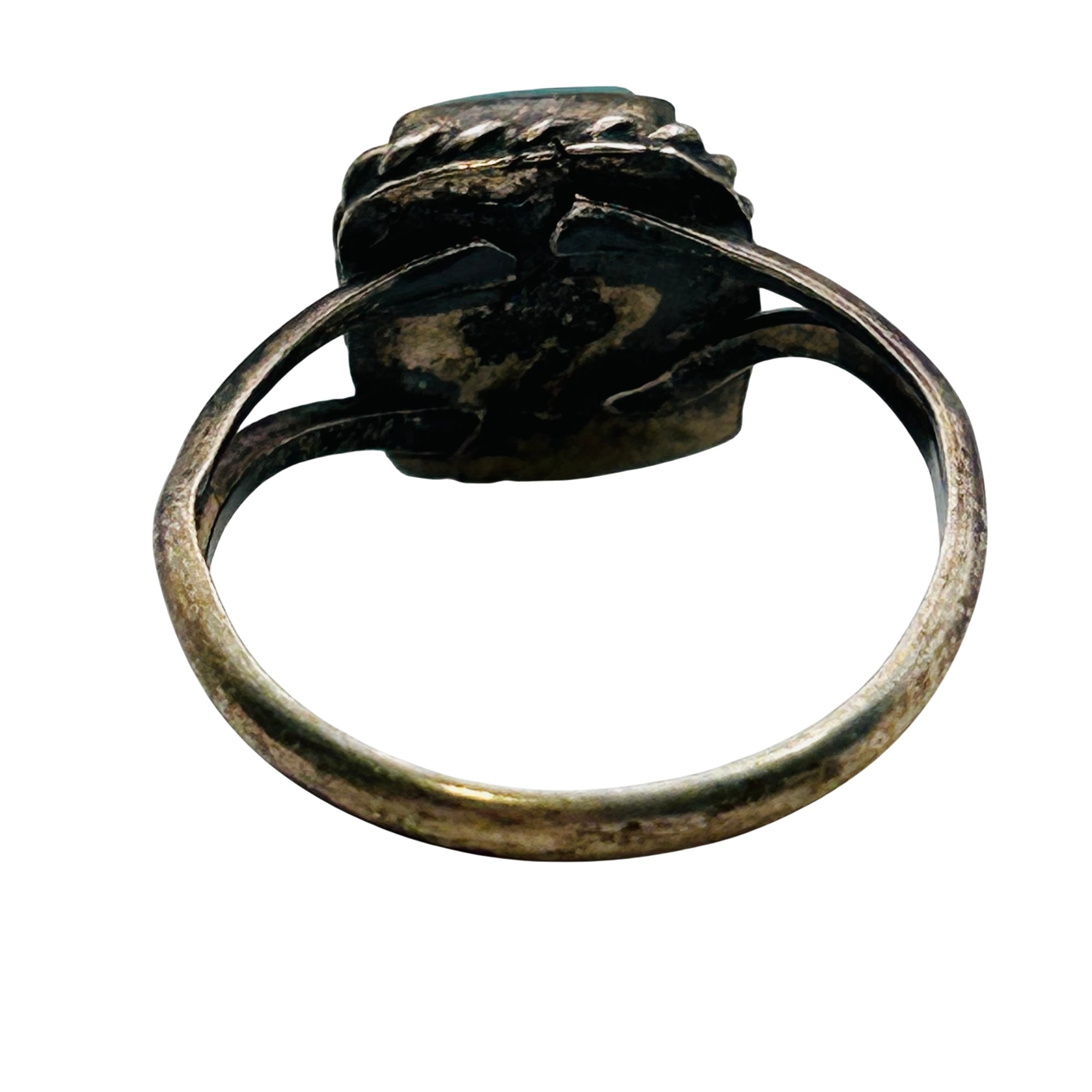 Navajo Sterling Turquoise Ring Sz 5.5