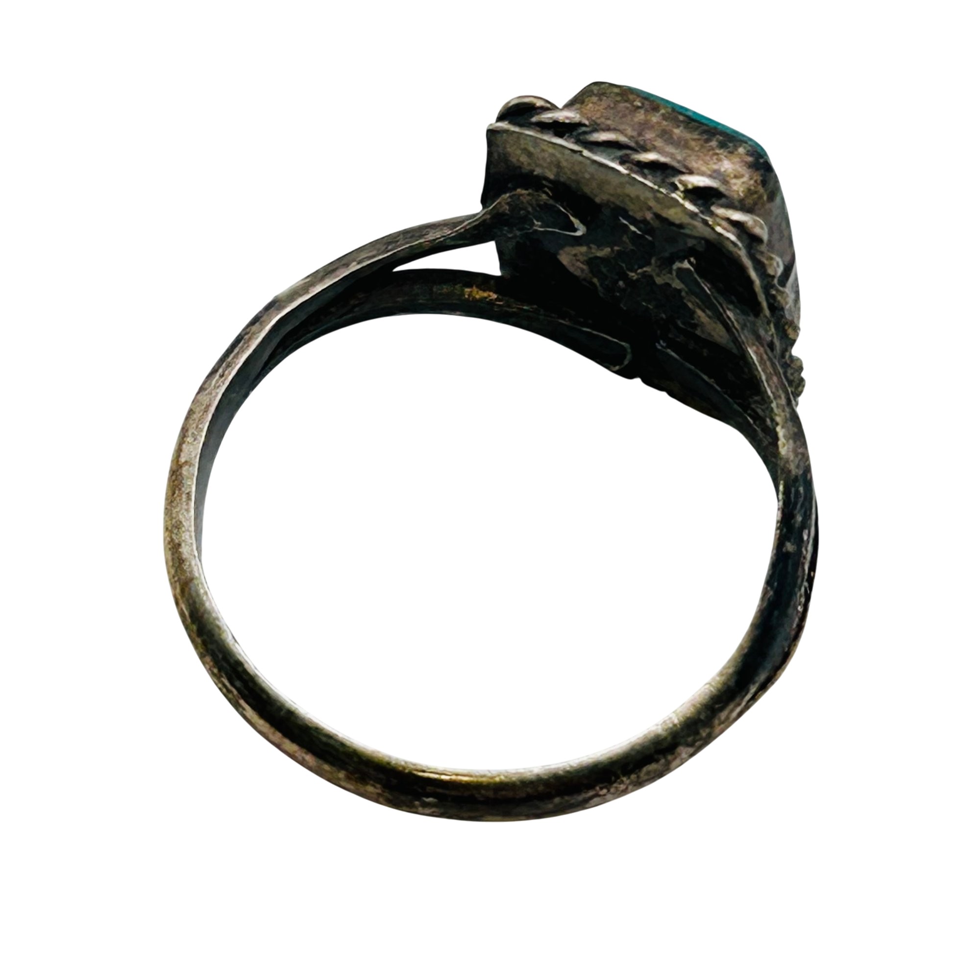 Navajo Sterling Turquoise Ring Sz 5.5