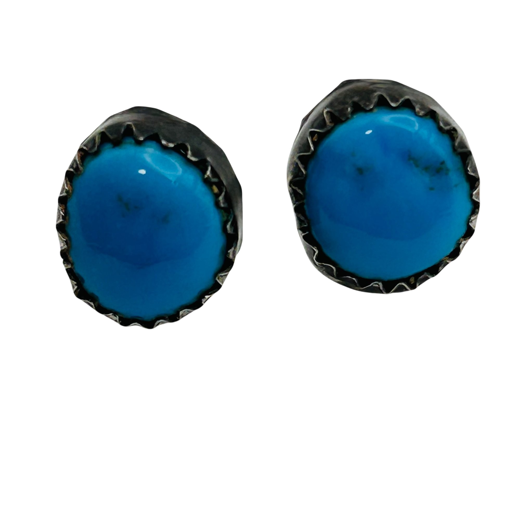 Navajo Sterling Turquoise Earrings