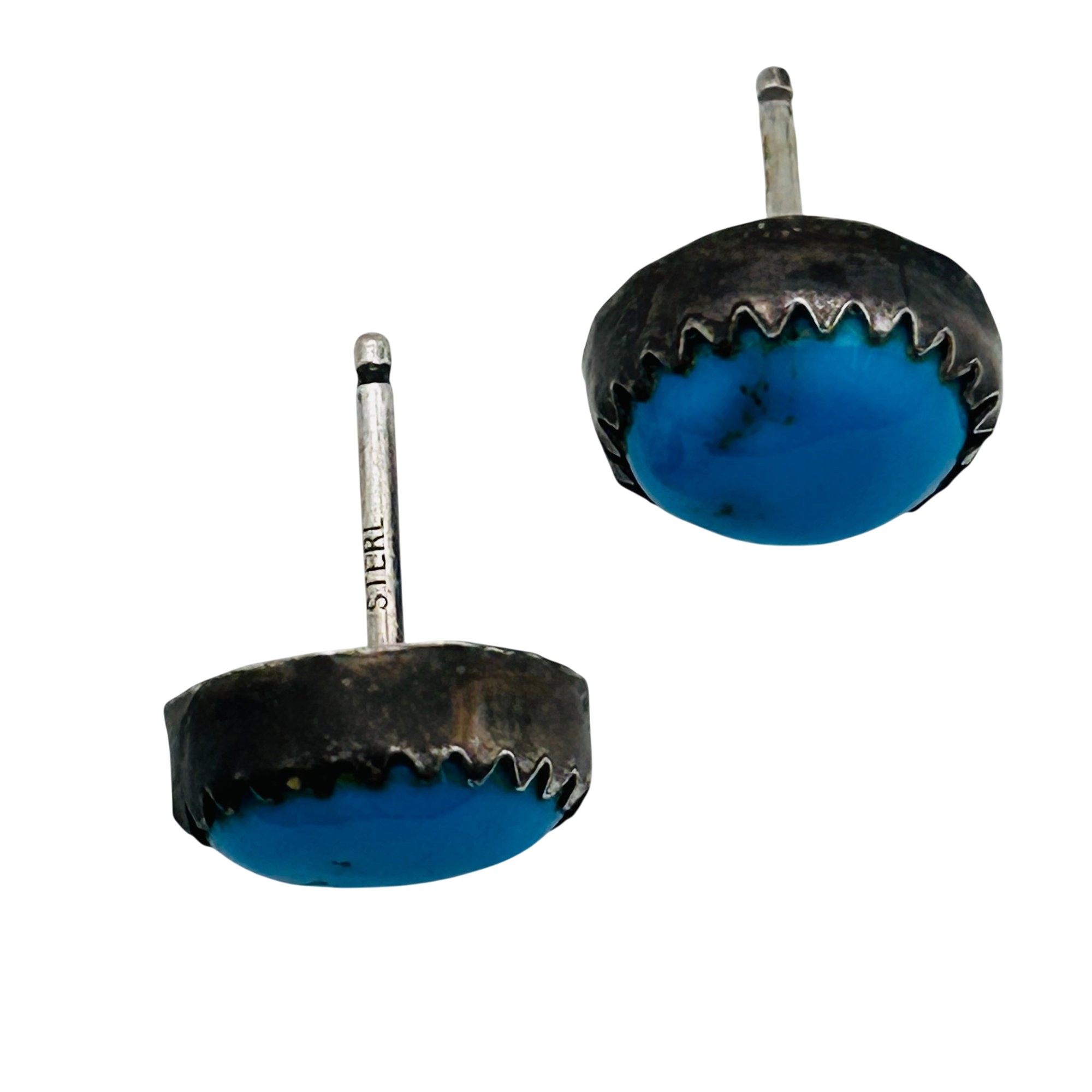 Navajo Sterling Turquoise Earrings
