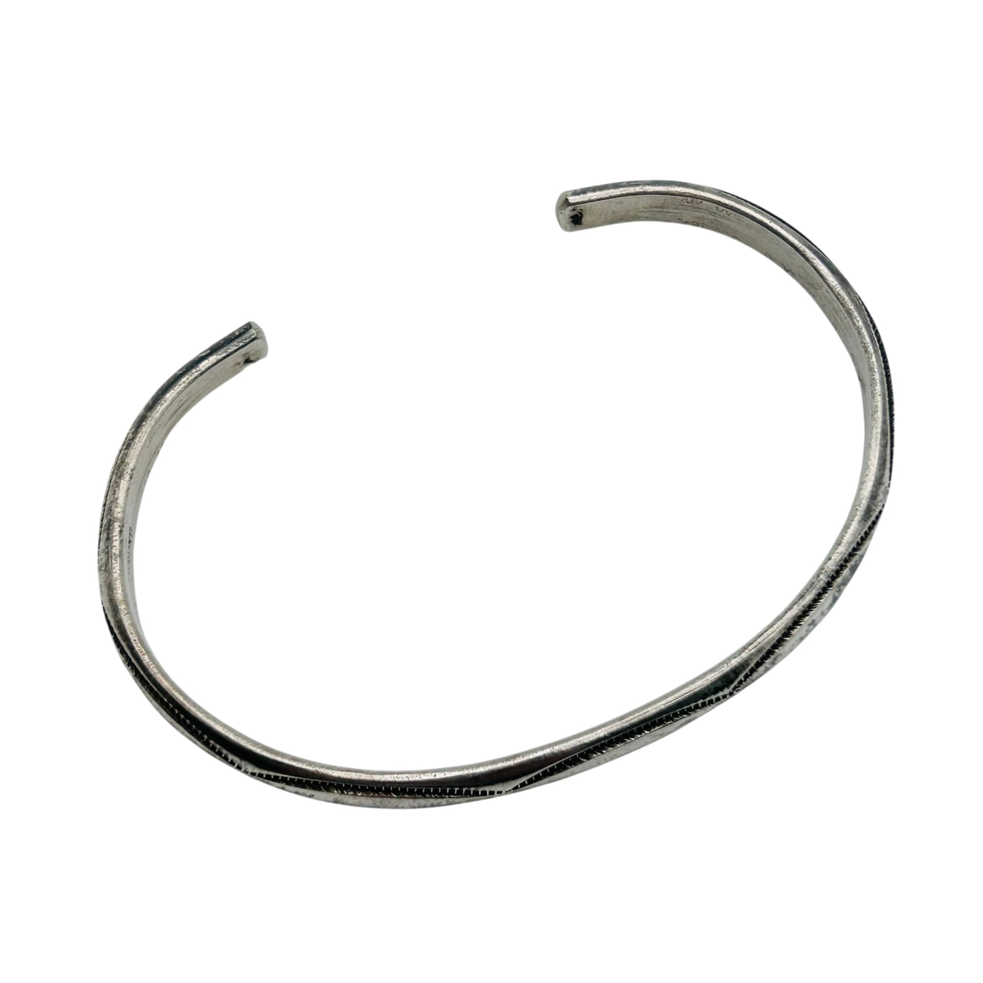 Navajo Sterling Cuff Bracelet