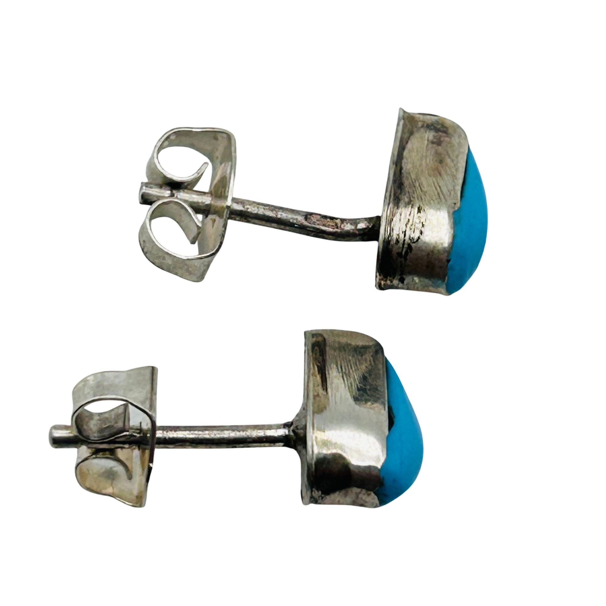 Southwest Sterling Turquoise Earrings