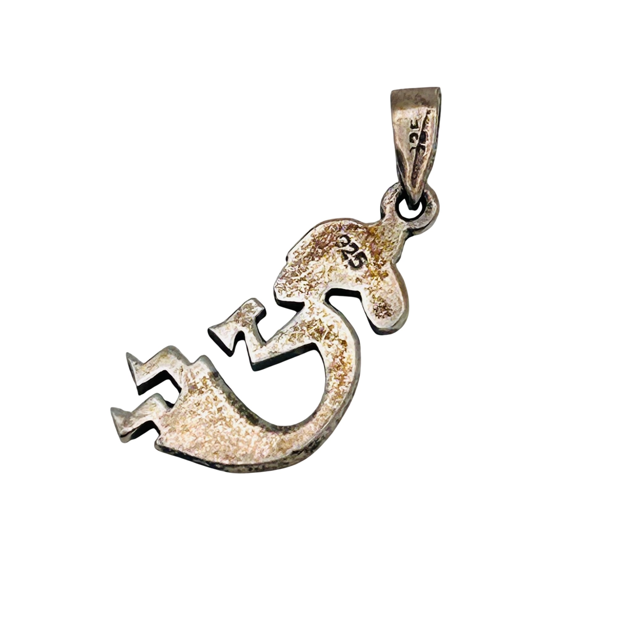 Navajo Sterling Kokopelli Dance Pendant