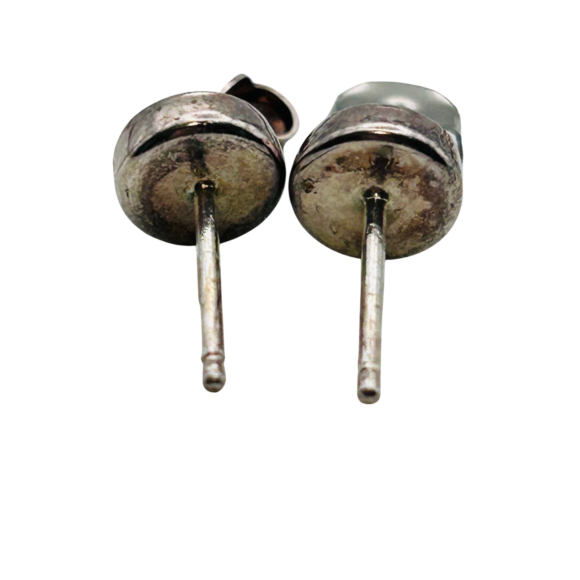Southwest Sterling Inlay Multi-Stone Earrings