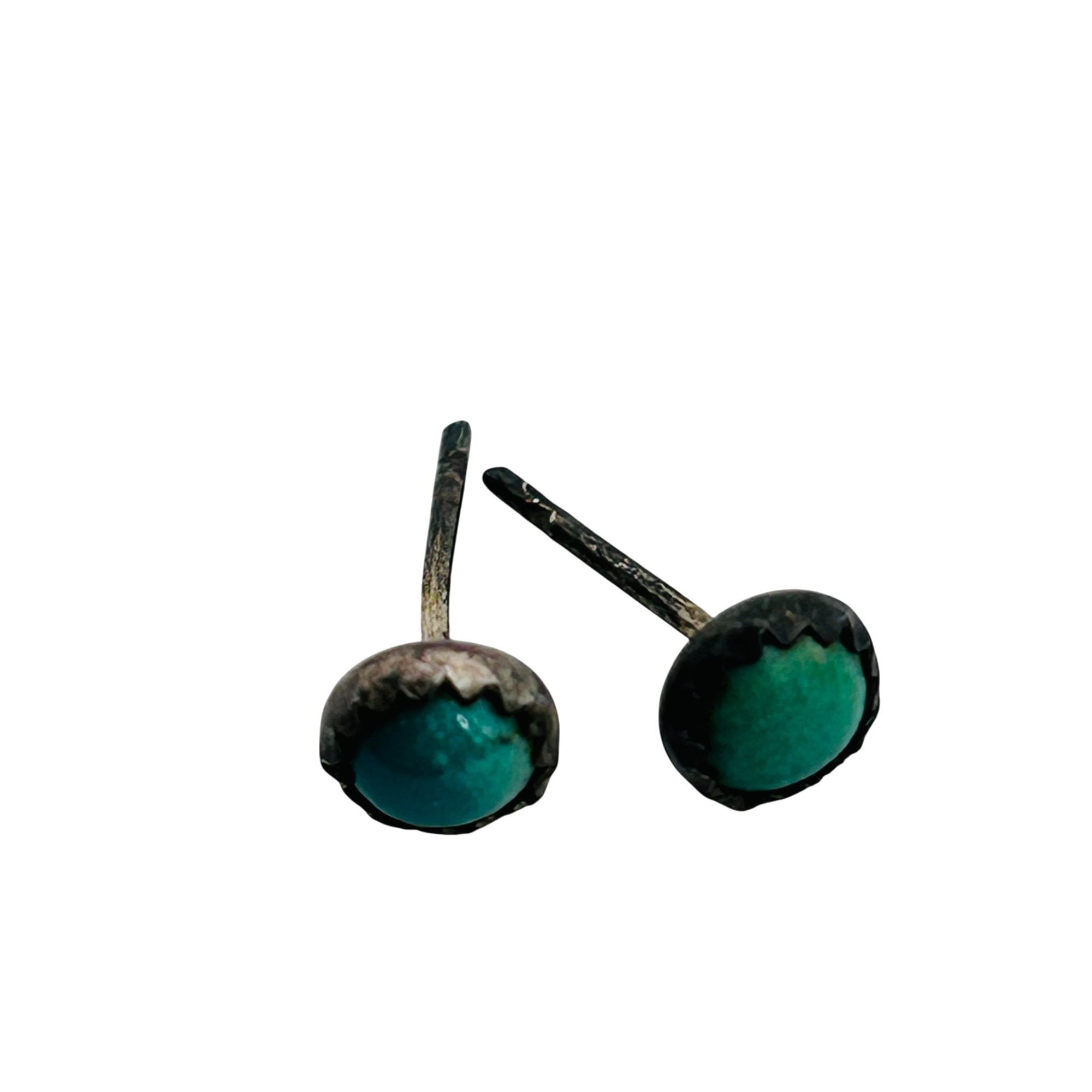 Vintage Navajo Sterling Turquoise Earrings
