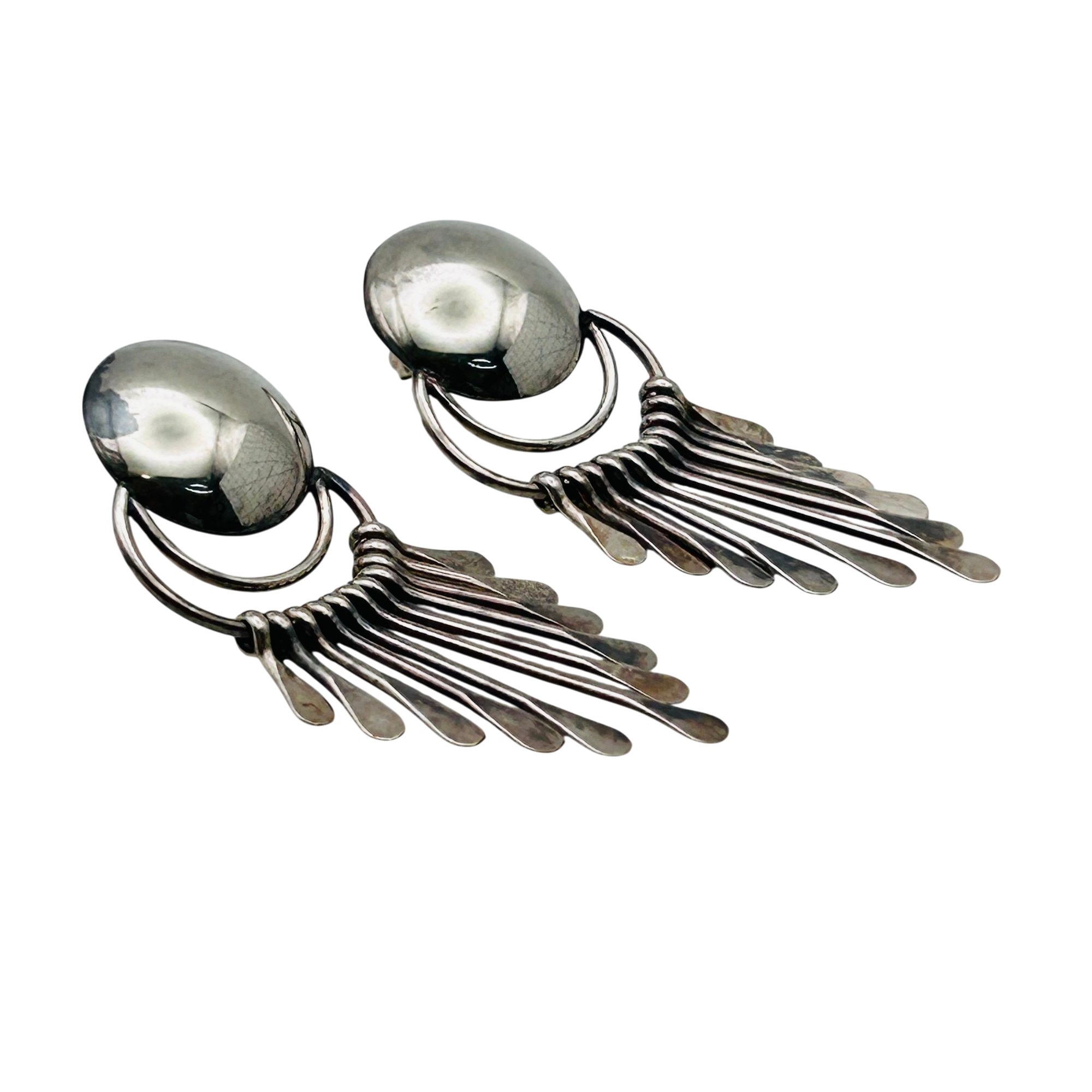 Paula Armstrong Navajo Sterling Earrings