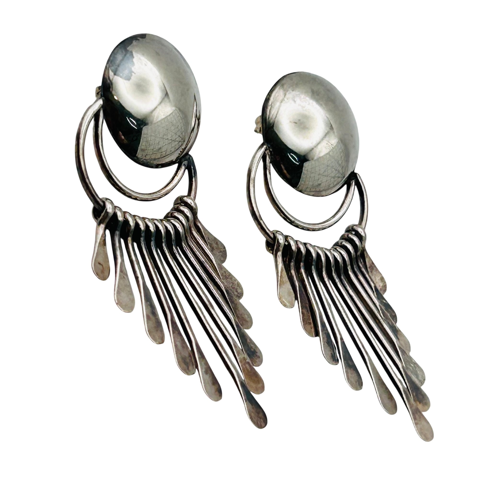 Paula Armstrong Navajo Sterling Earrings