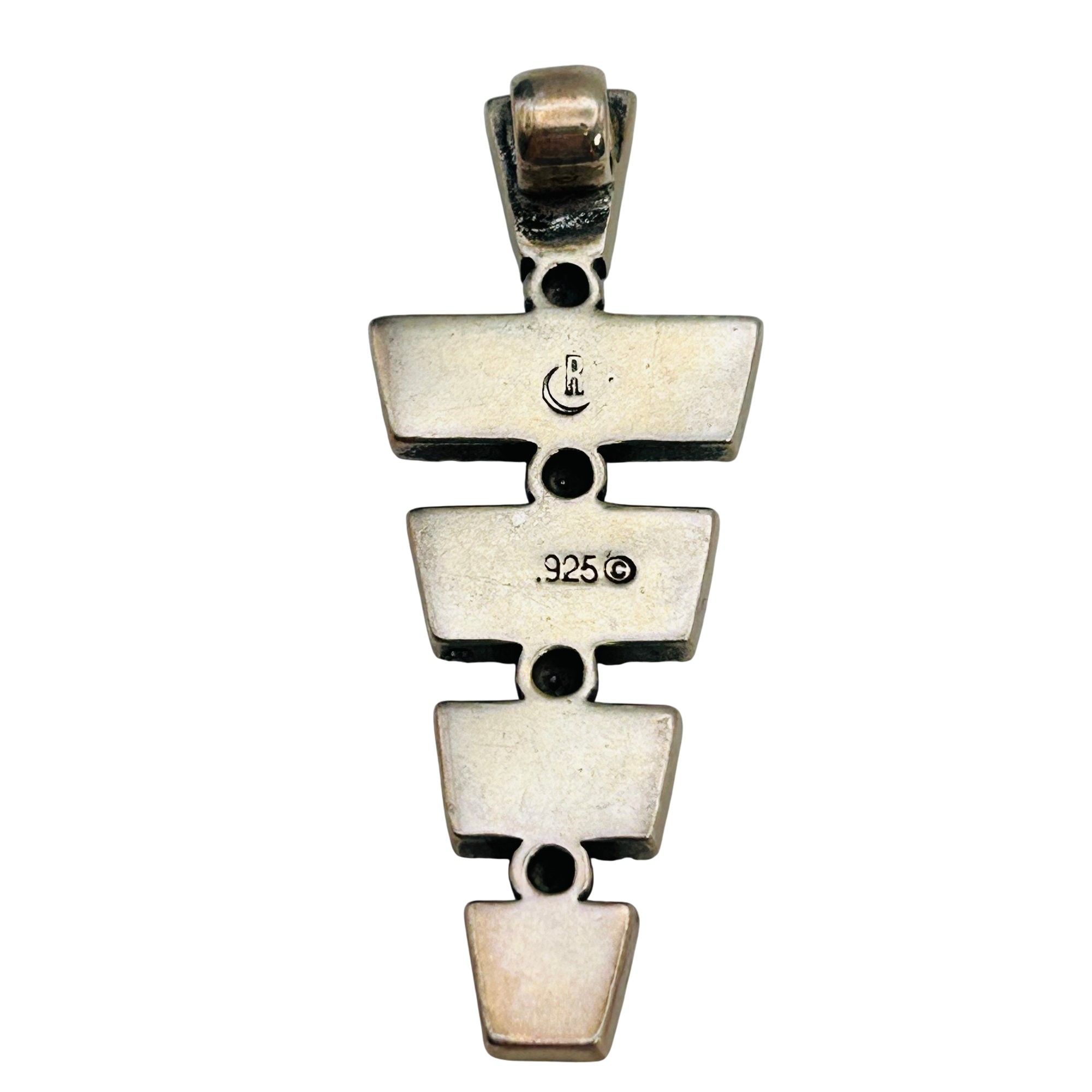Carolyn Pollack Sterling Multi-Stone Pendant
