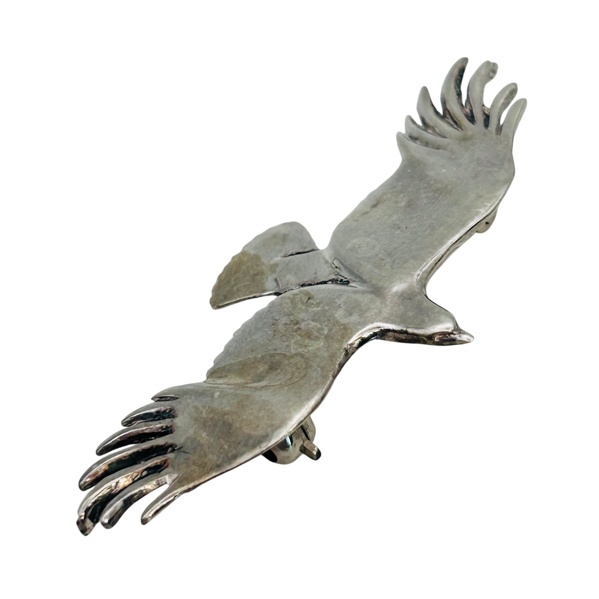 Signed Southwest Sterling Bird Brooch