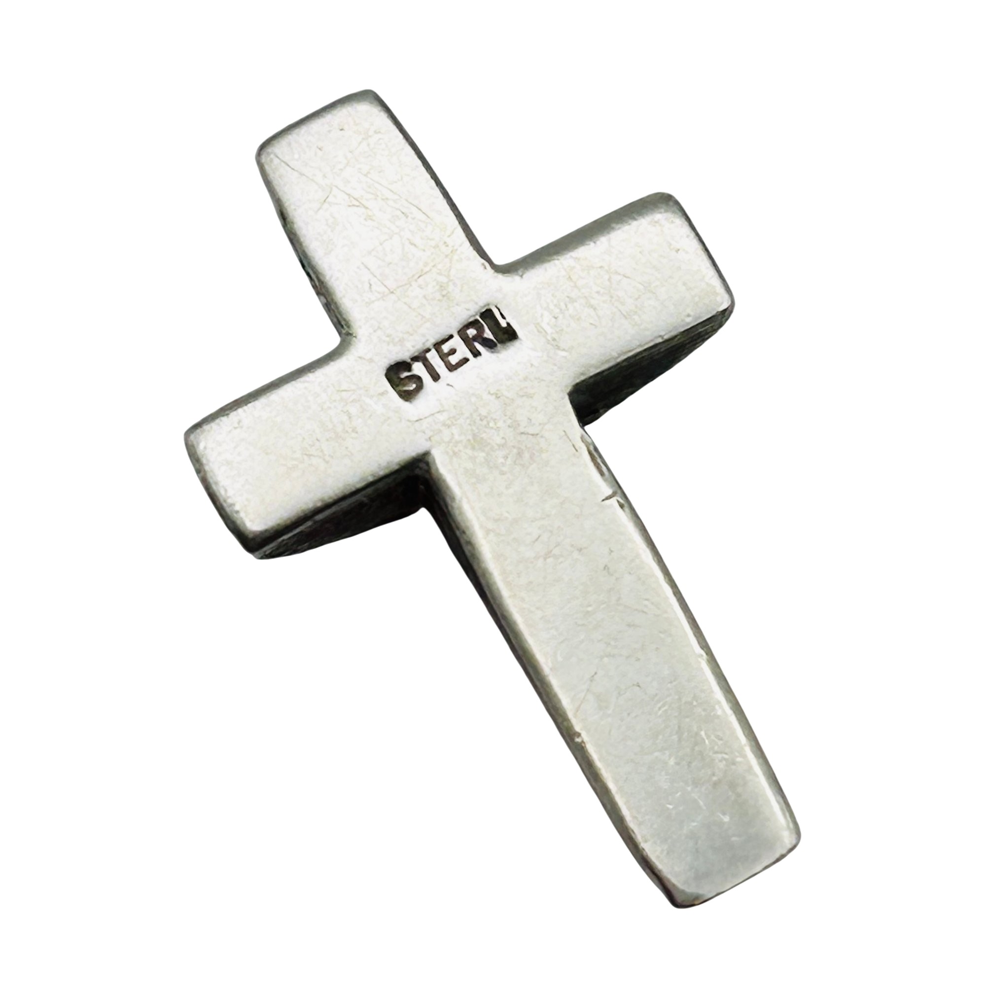 Southwest Sterling Cross Pendant
