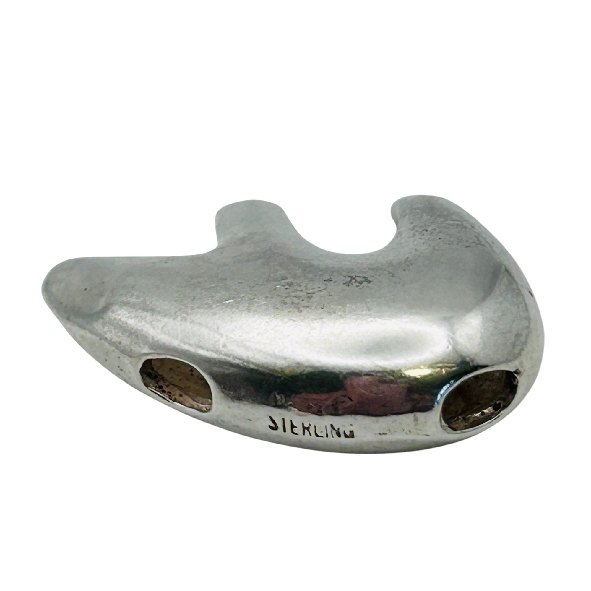 Southwest Sterling Spirit Bear Pendant