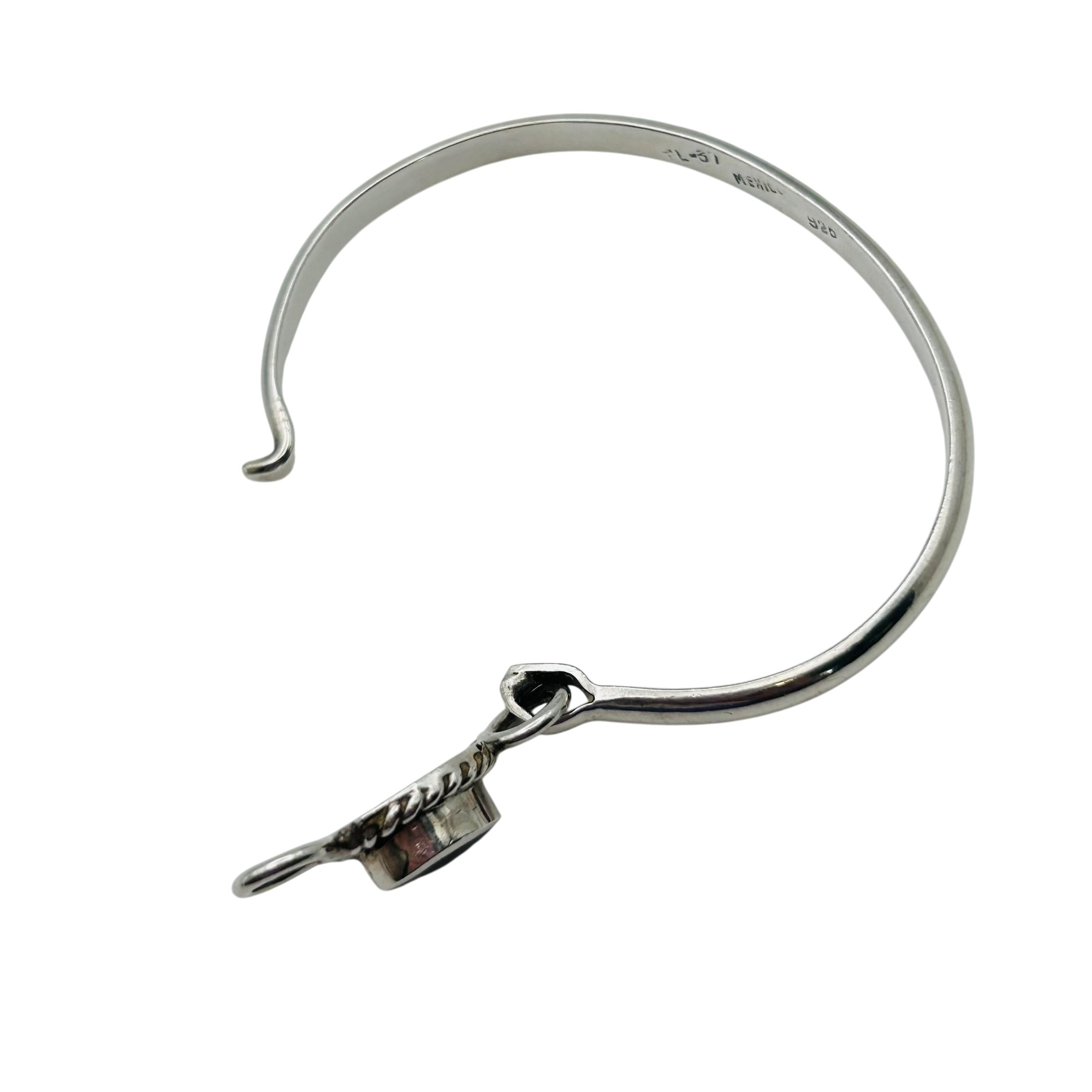 Taxco TL-37 Mexico Sterling Hook Clasp Bracelet