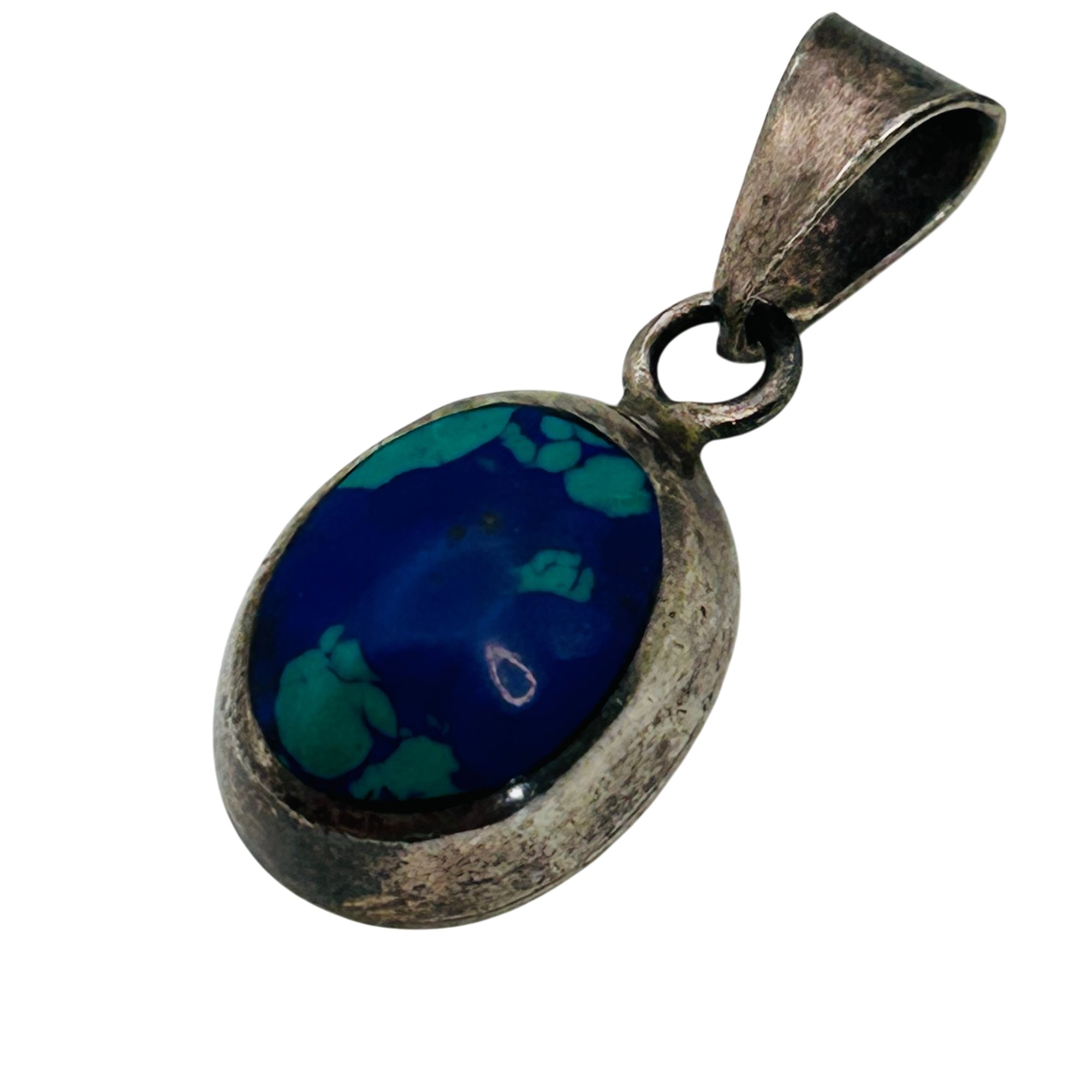 Taxco TR-18 Sterling Stone Composite Pendant