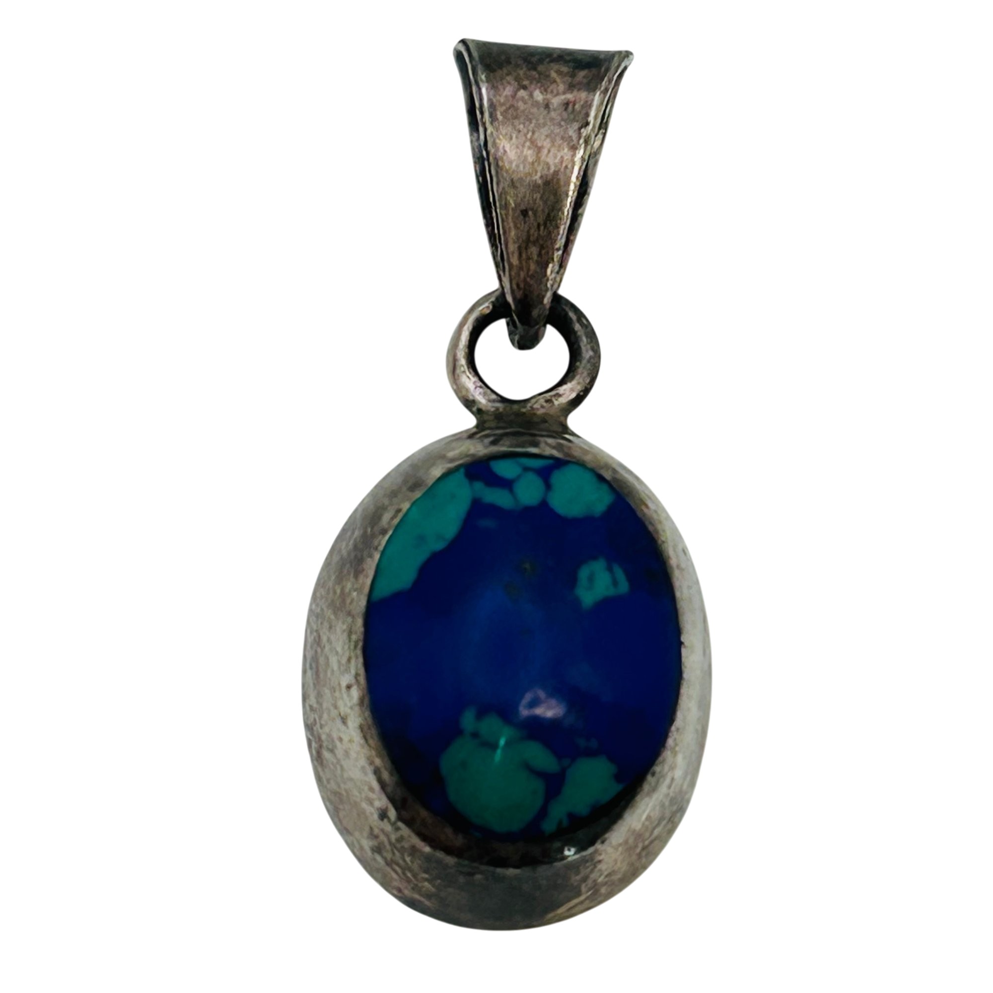 Taxco TR-18 Sterling Stone Composite Pendant