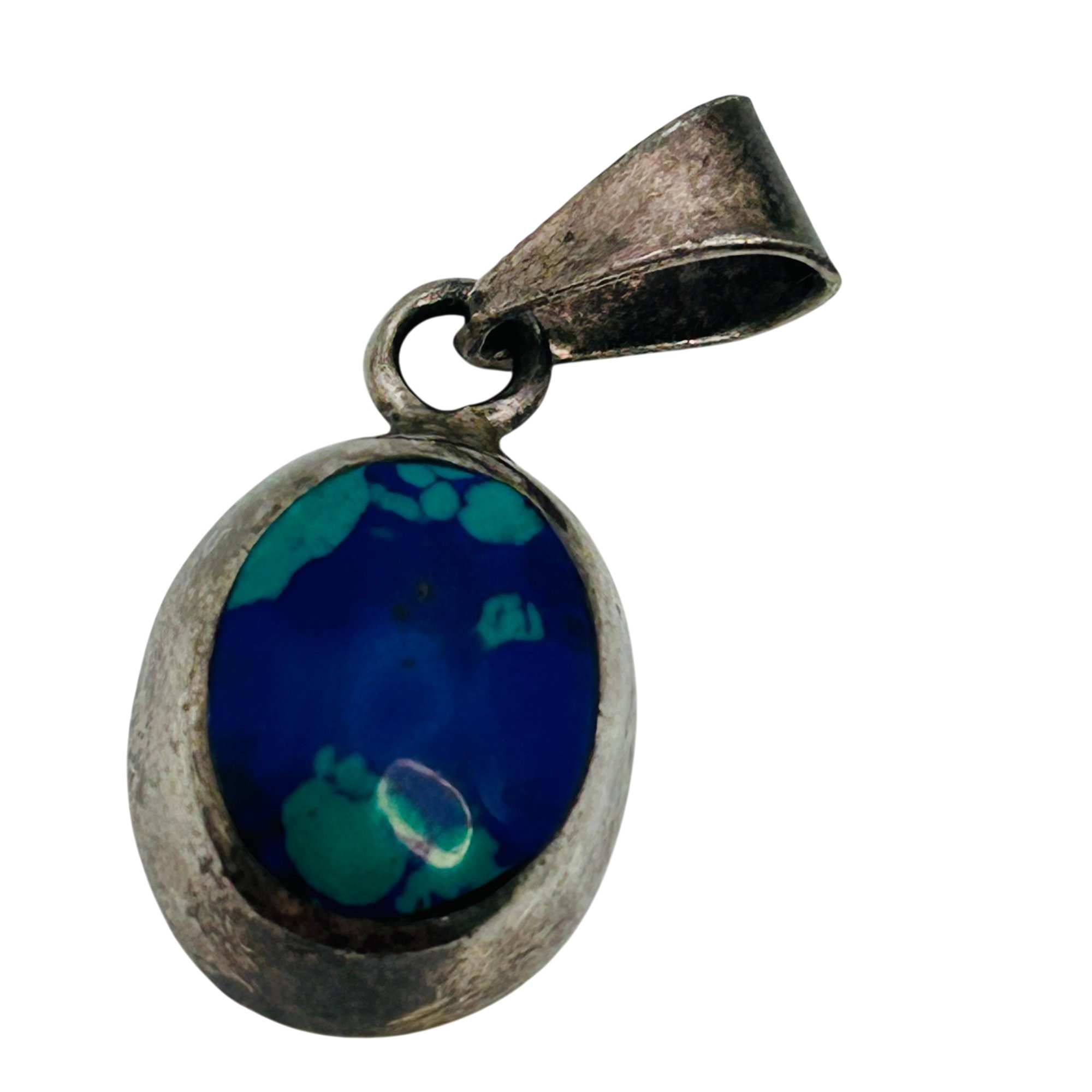 Taxco TR-18 Sterling Stone Composite Pendant