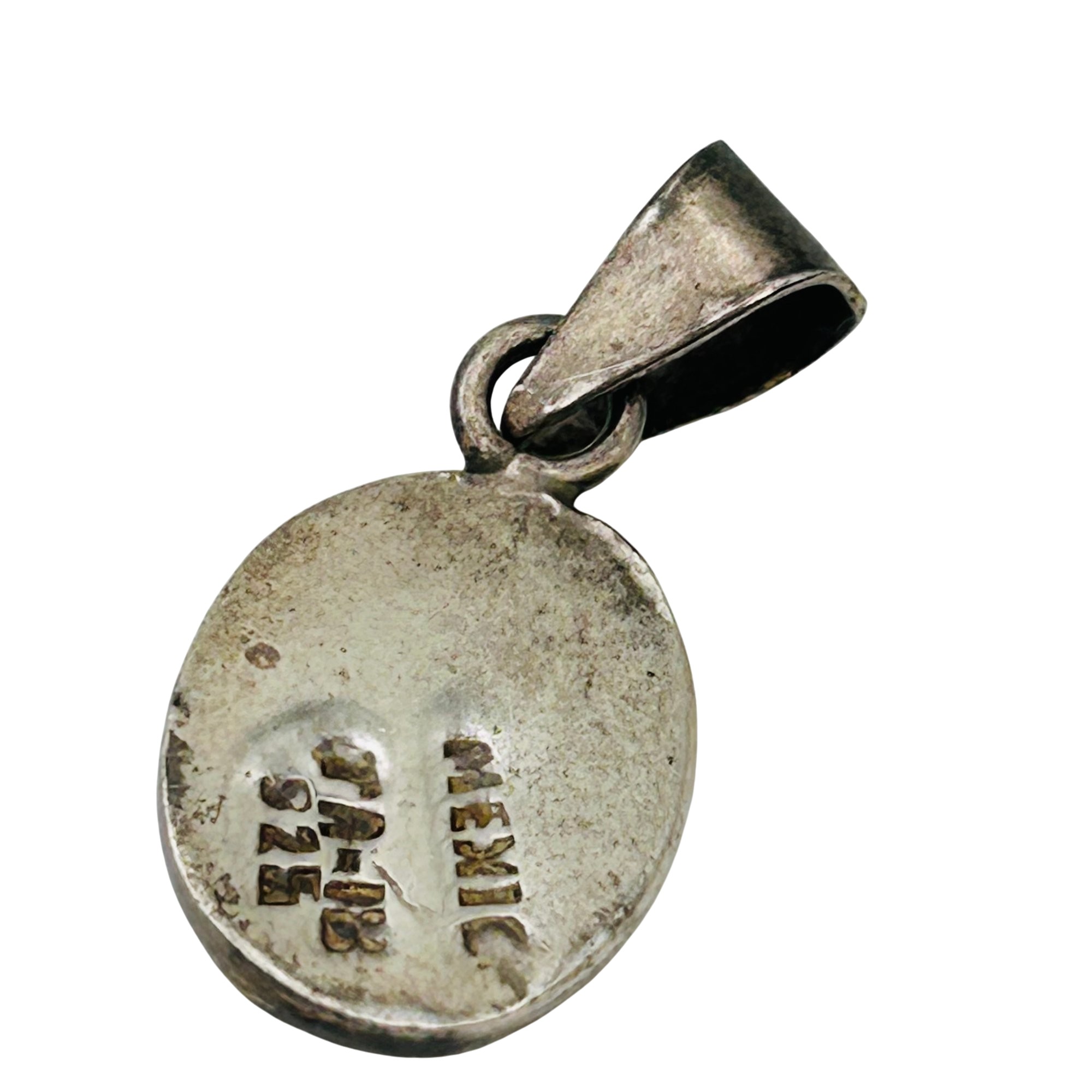 Taxco TR-18 Sterling Stone Composite Pendant