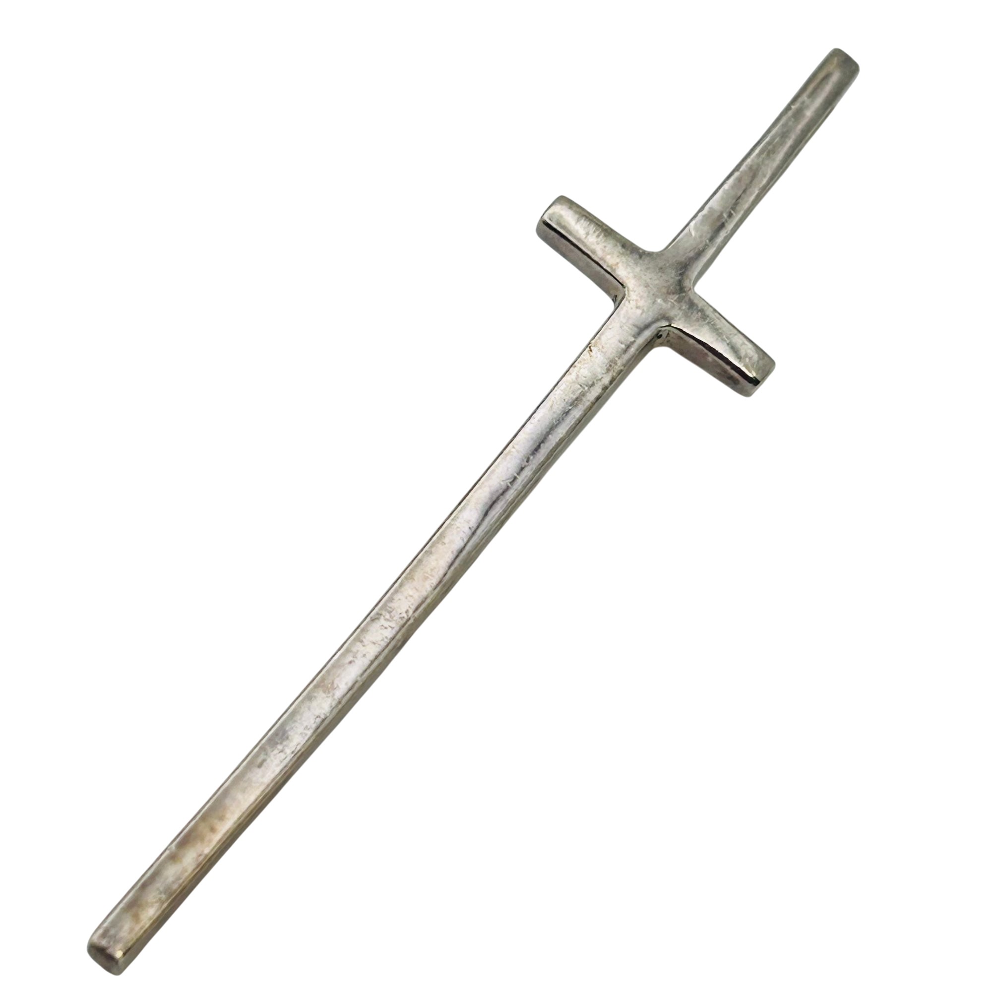 Mexico Sterling Cross Pendant