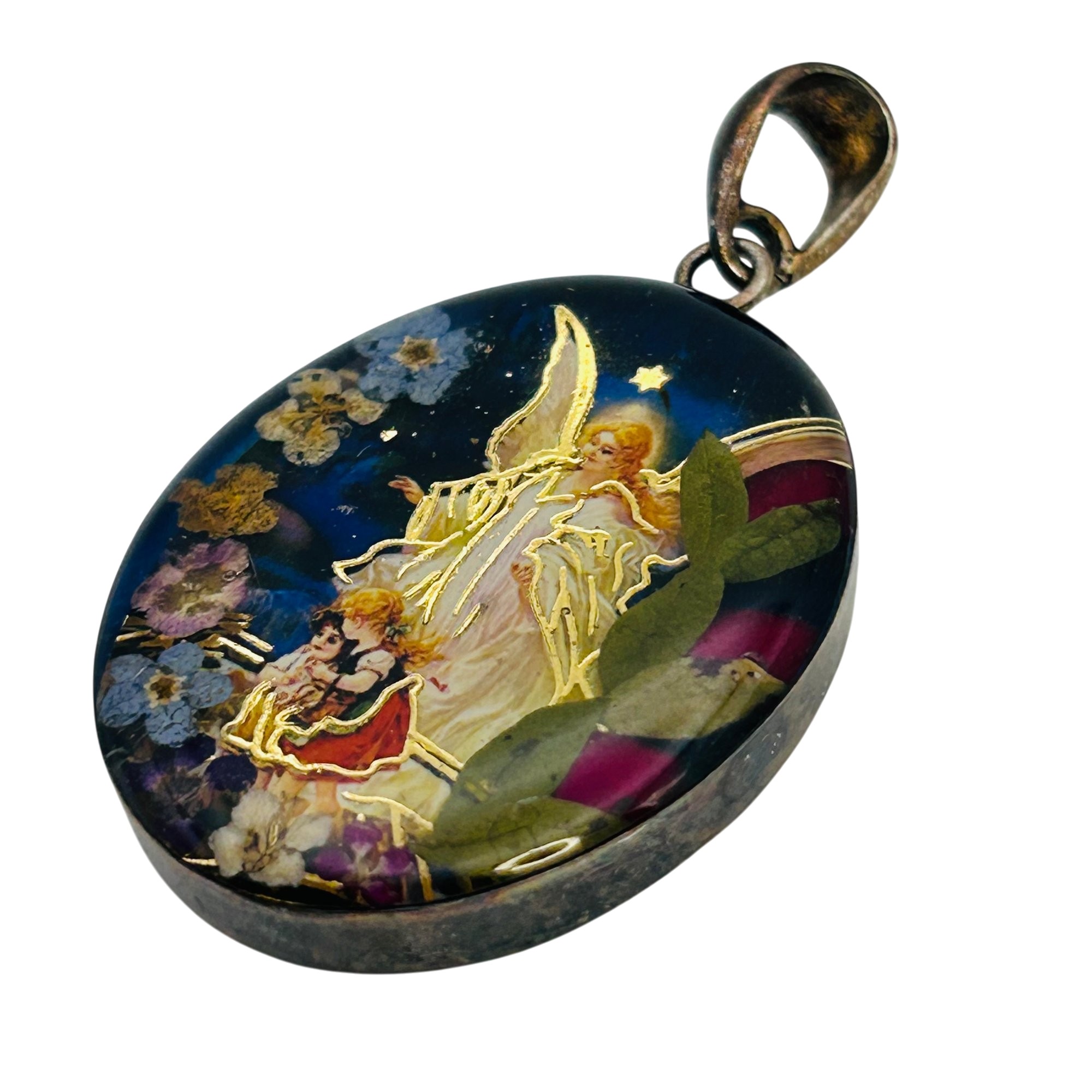 Mexico Sterling Angel Pendant
