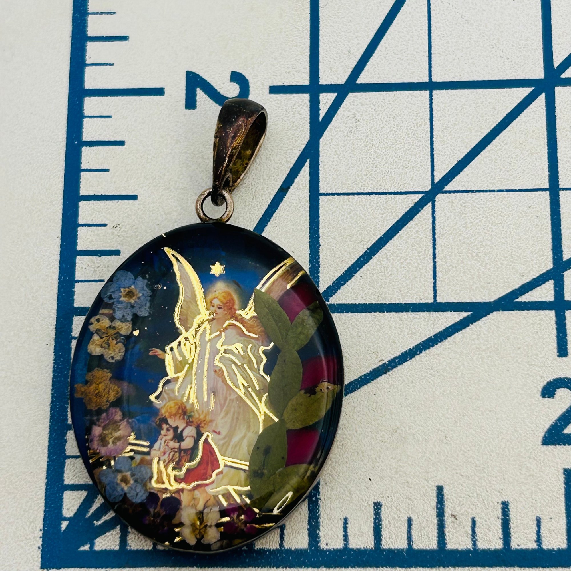 Mexico Sterling Angel Pendant