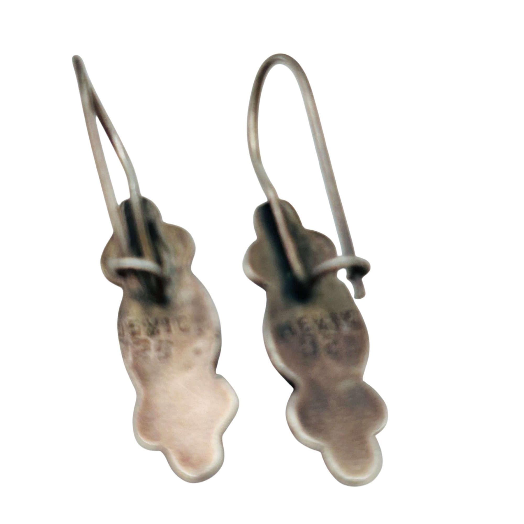 Mexico Sterling Carnelian Earrings