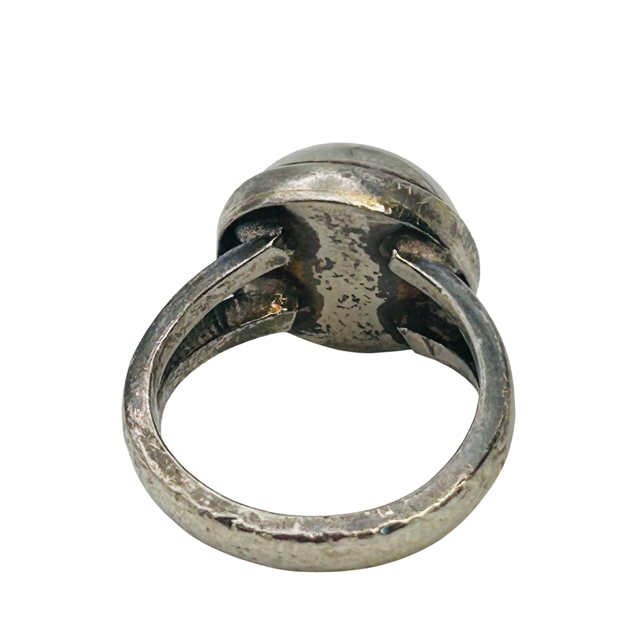 Mexico Sterling Dome Ring Sz 6