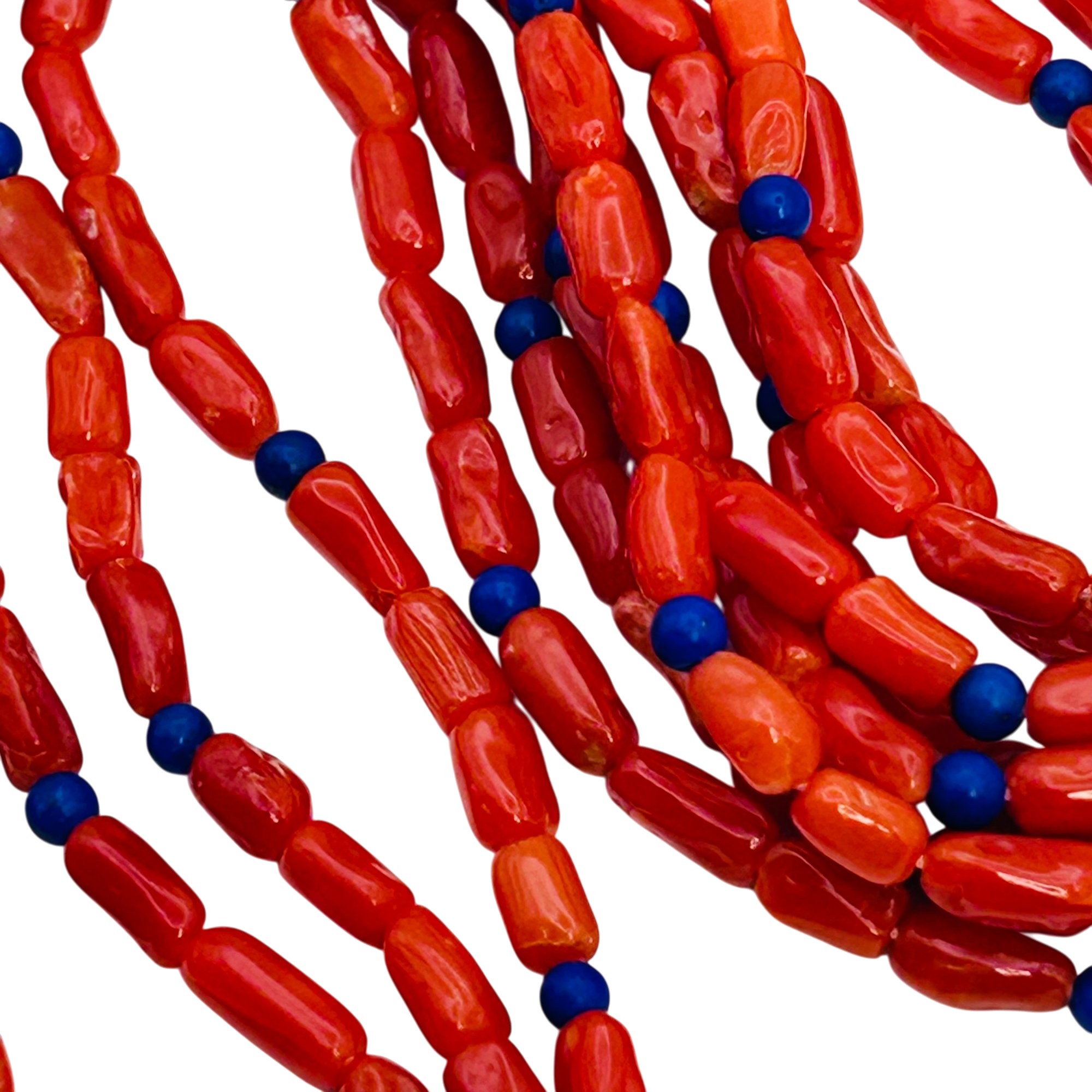 Santo Domingo Sterling Coral Necklace