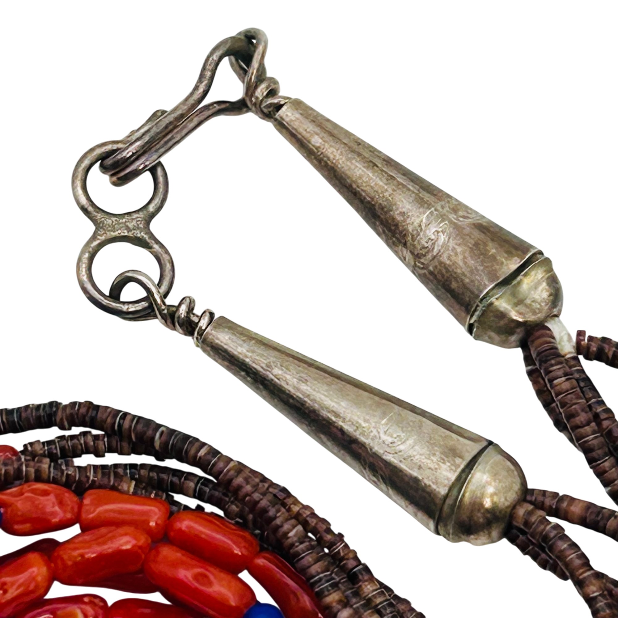 Santo Domingo Sterling Coral Necklace