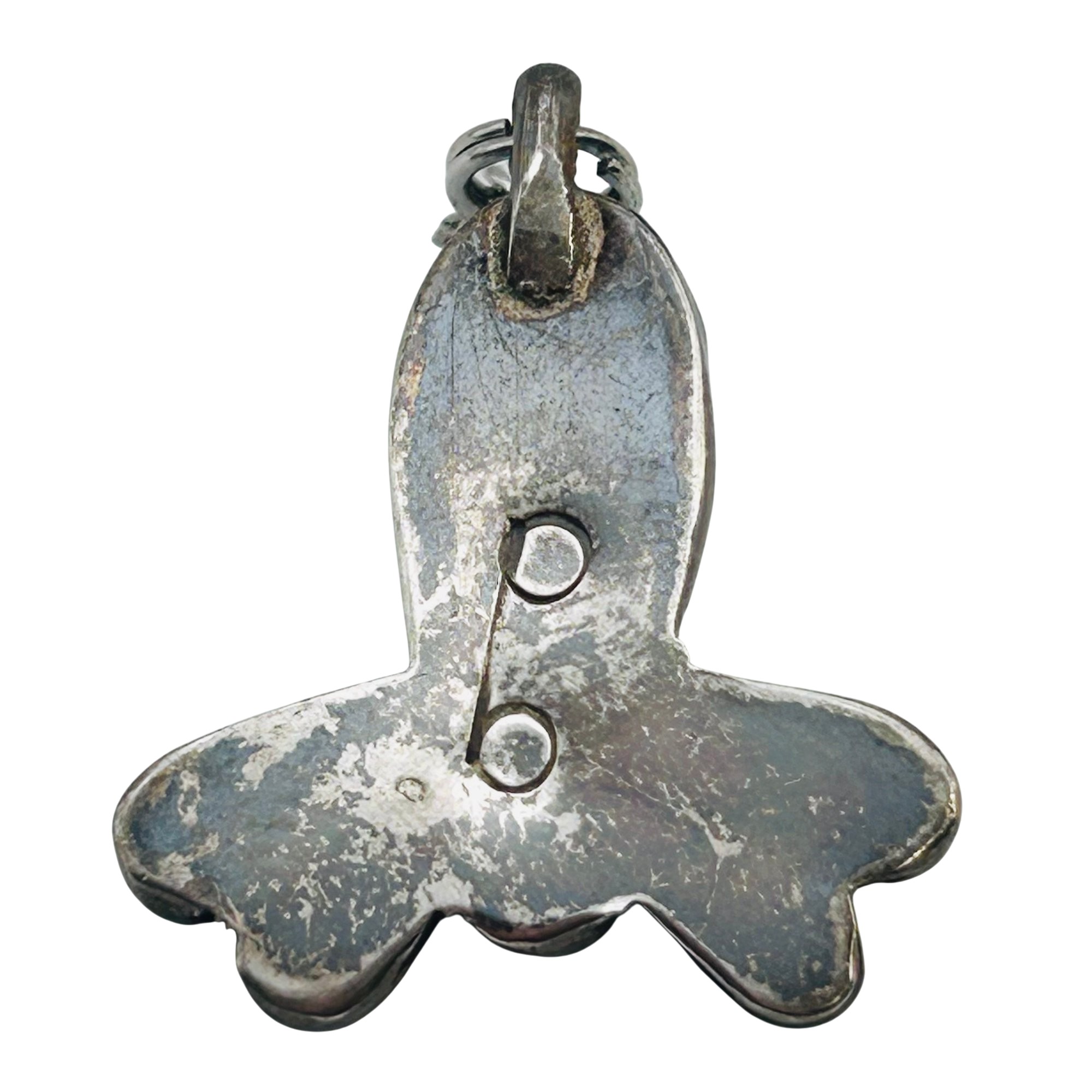 Signed Native Sterling Turquoise Pendant
